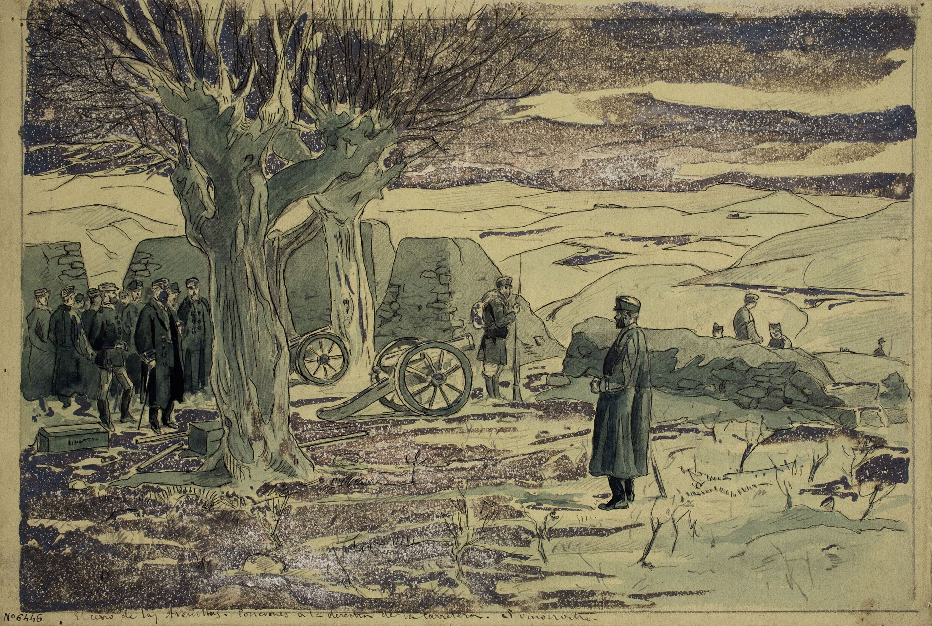 image for: Josep Lluís Pellicer - El cerro de las Arenillas - 1874