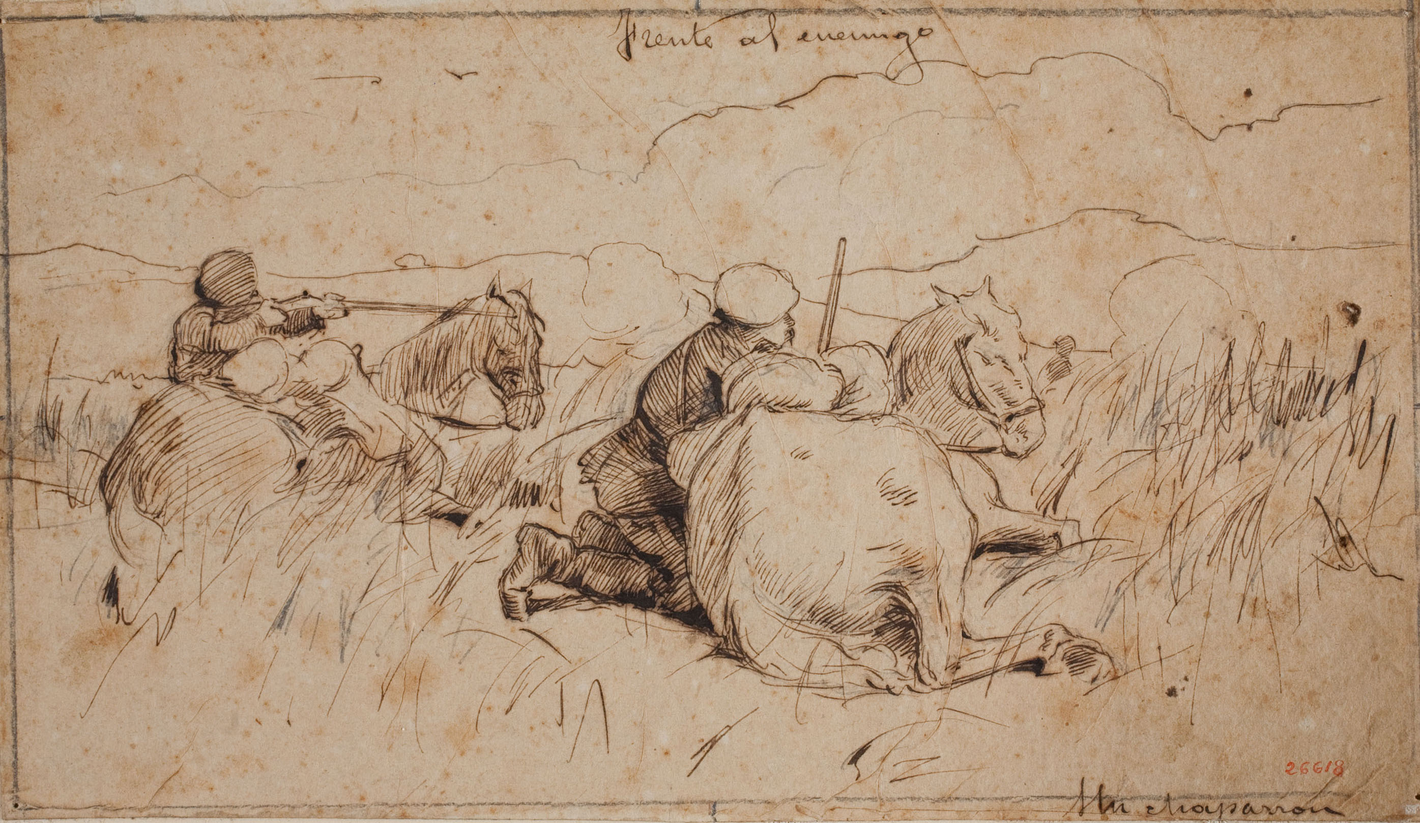 image for: Josep Lluís Pellicer - Frente al enemigo - 1877