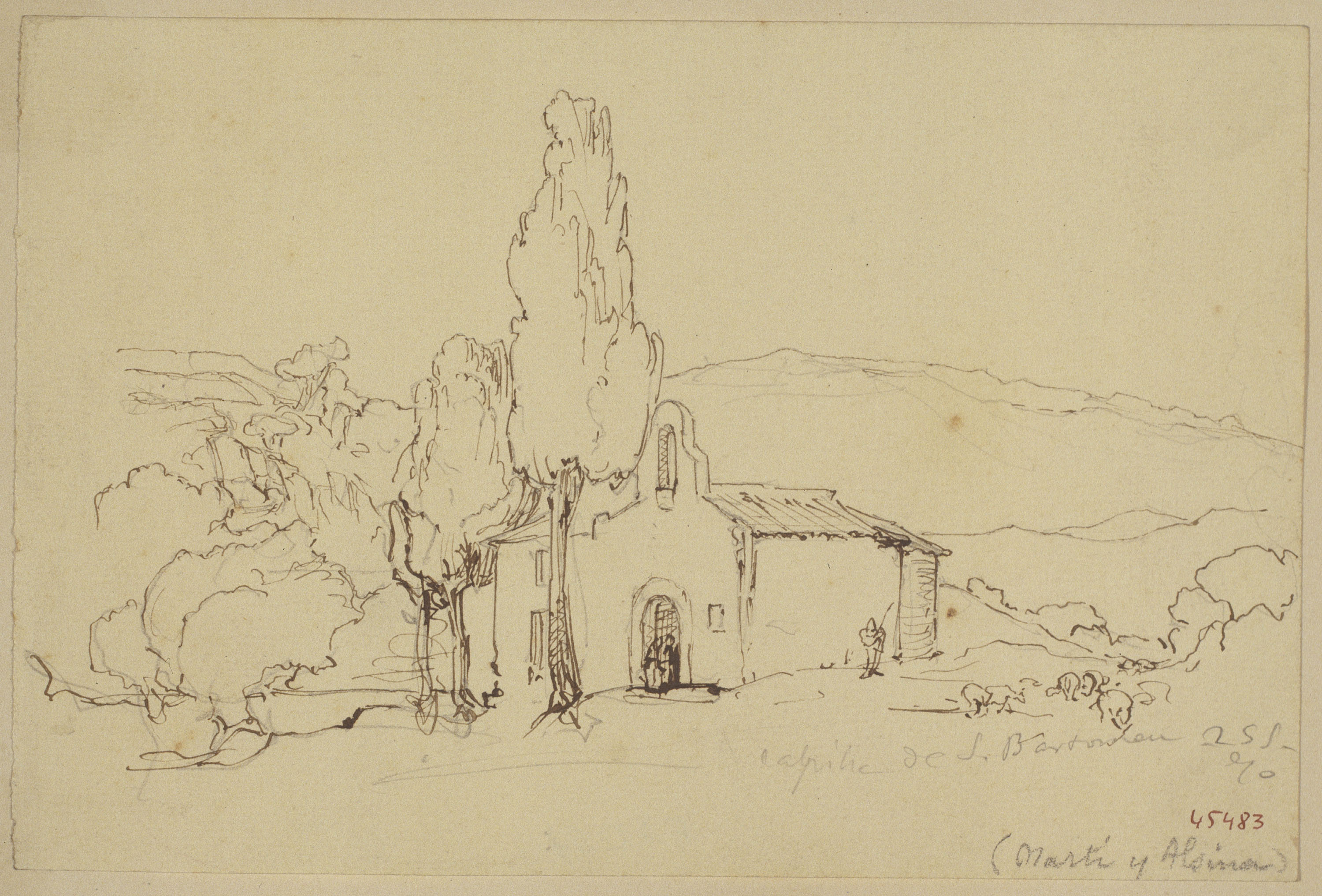 image for: Ramon Martí i Alsina - Ermita de Sant Bartomeu - 25 de setembre de 1870