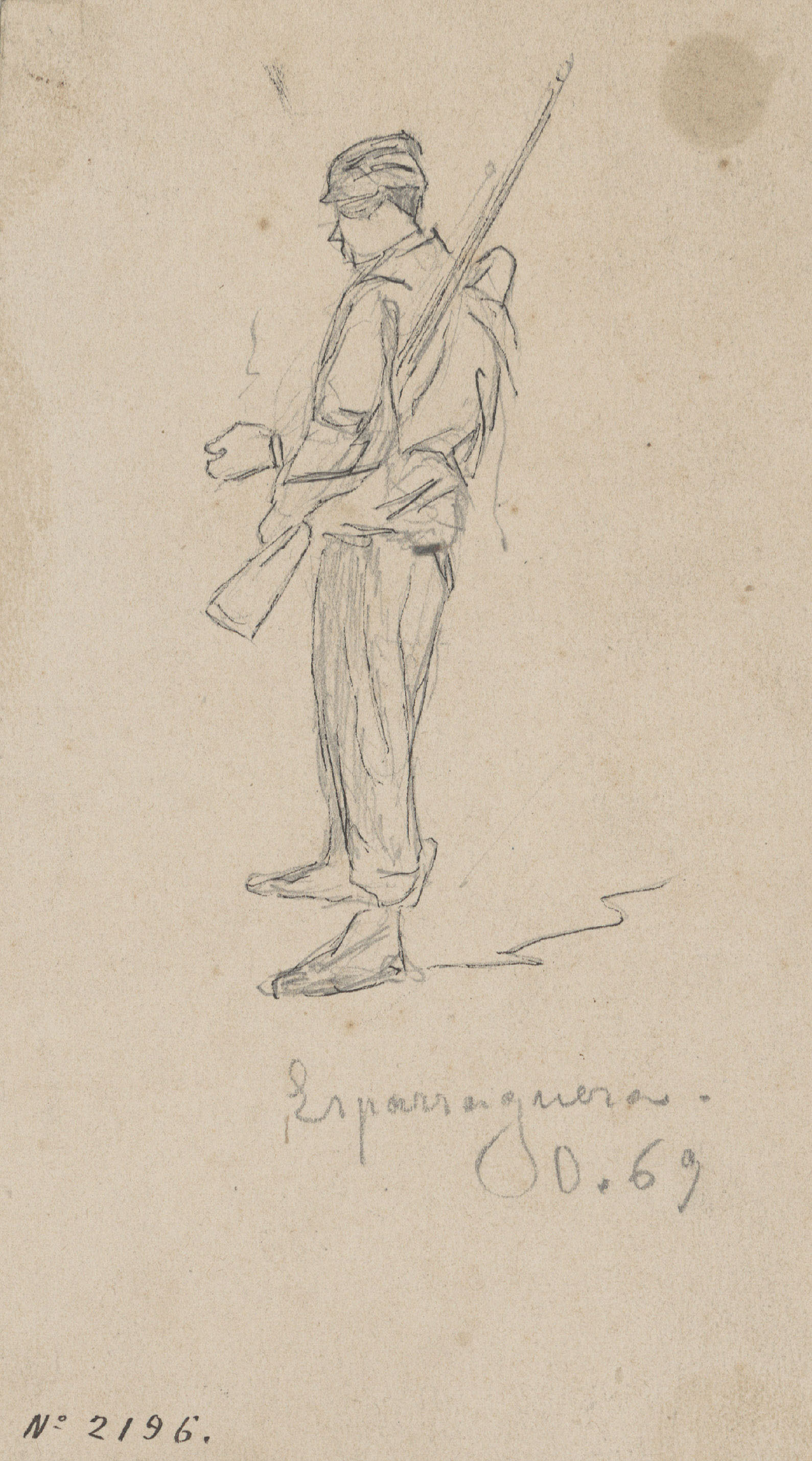 image for: Josep Lluís Pellicer - Miquelet d&#039;Esparreguera - 1869