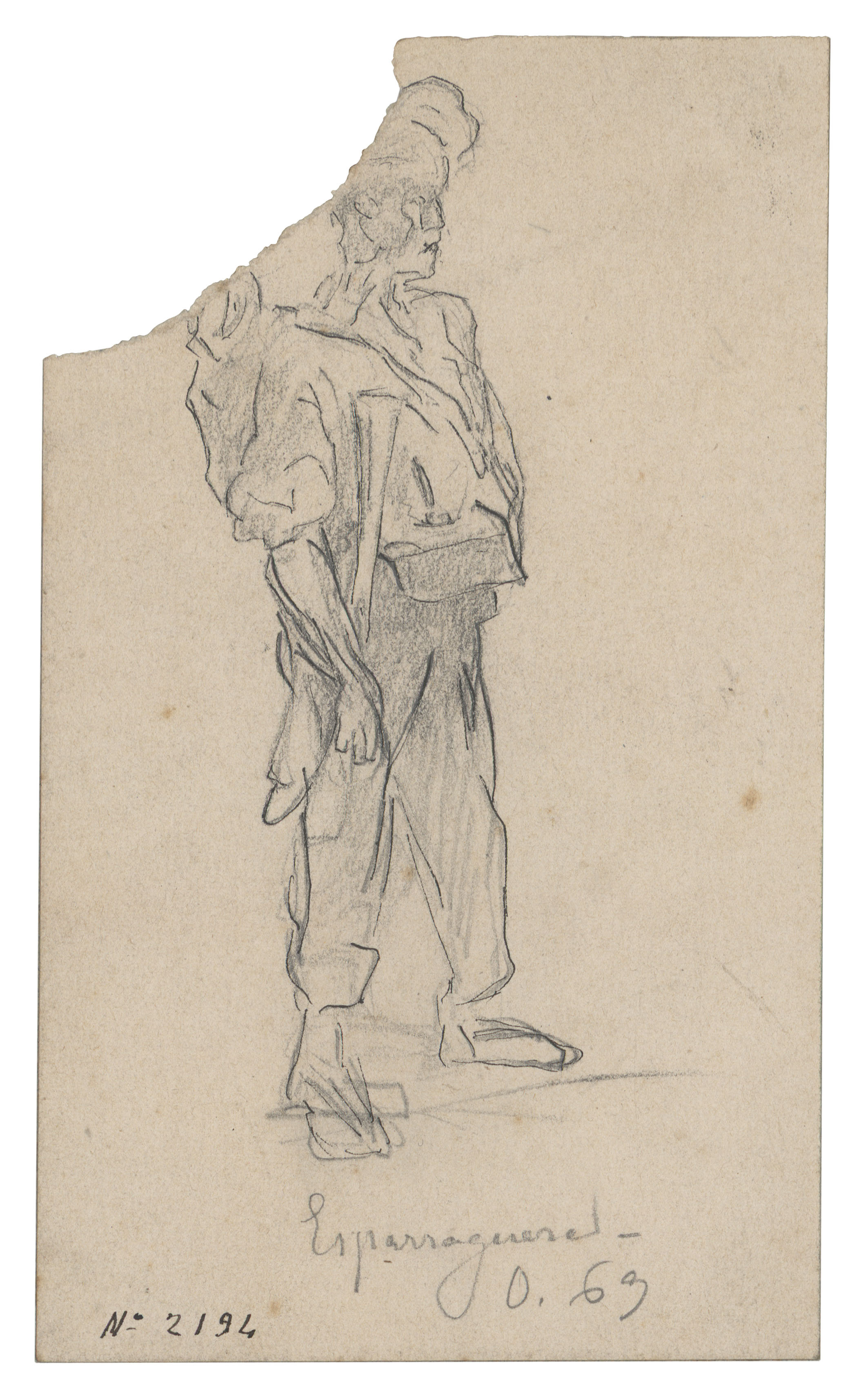 image for: Josep Lluís Pellicer - Miquelet d&#039;Esparreguera - 1869