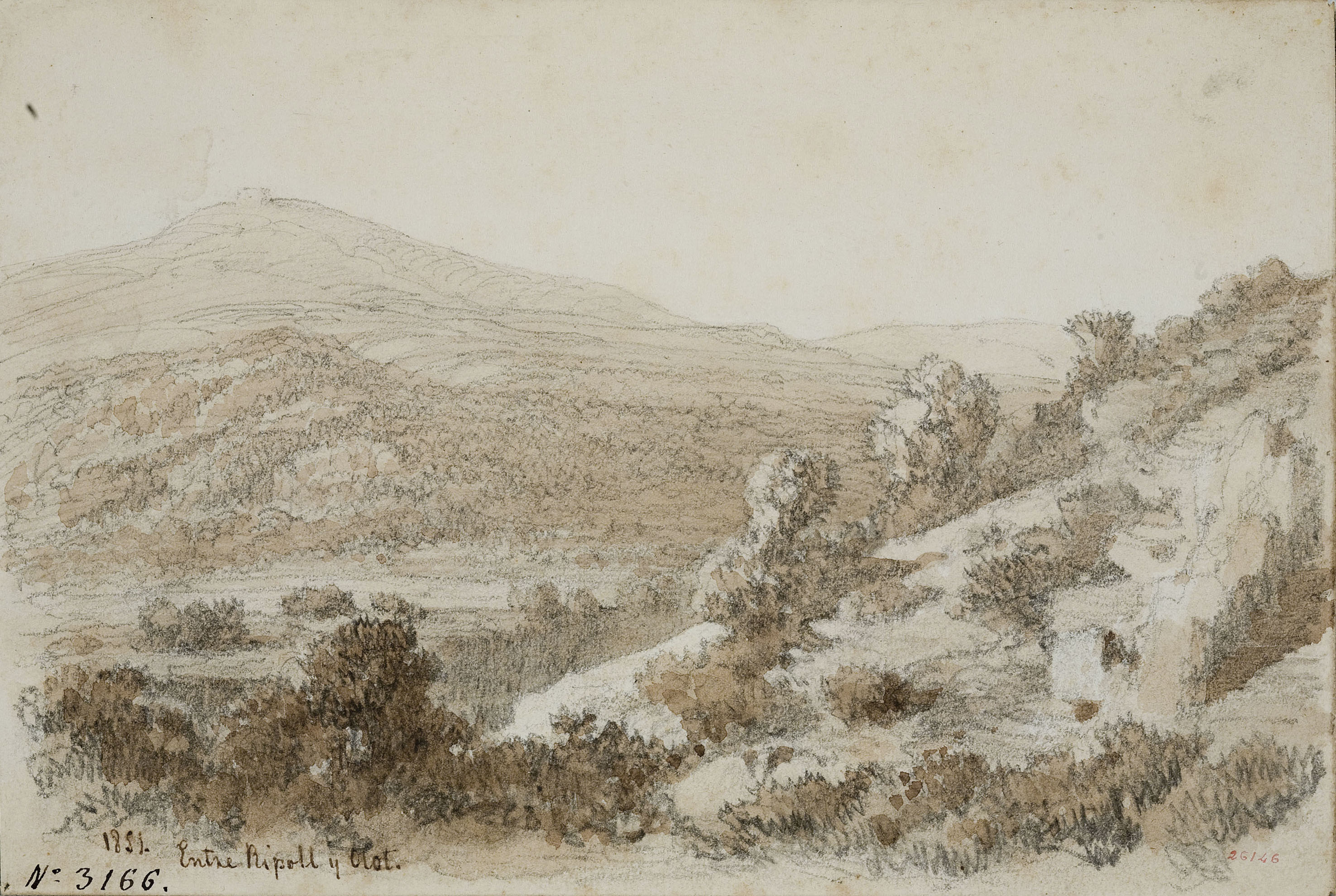 image for: Lluís Rigalt - Entre Ripoll y Olot - 1851