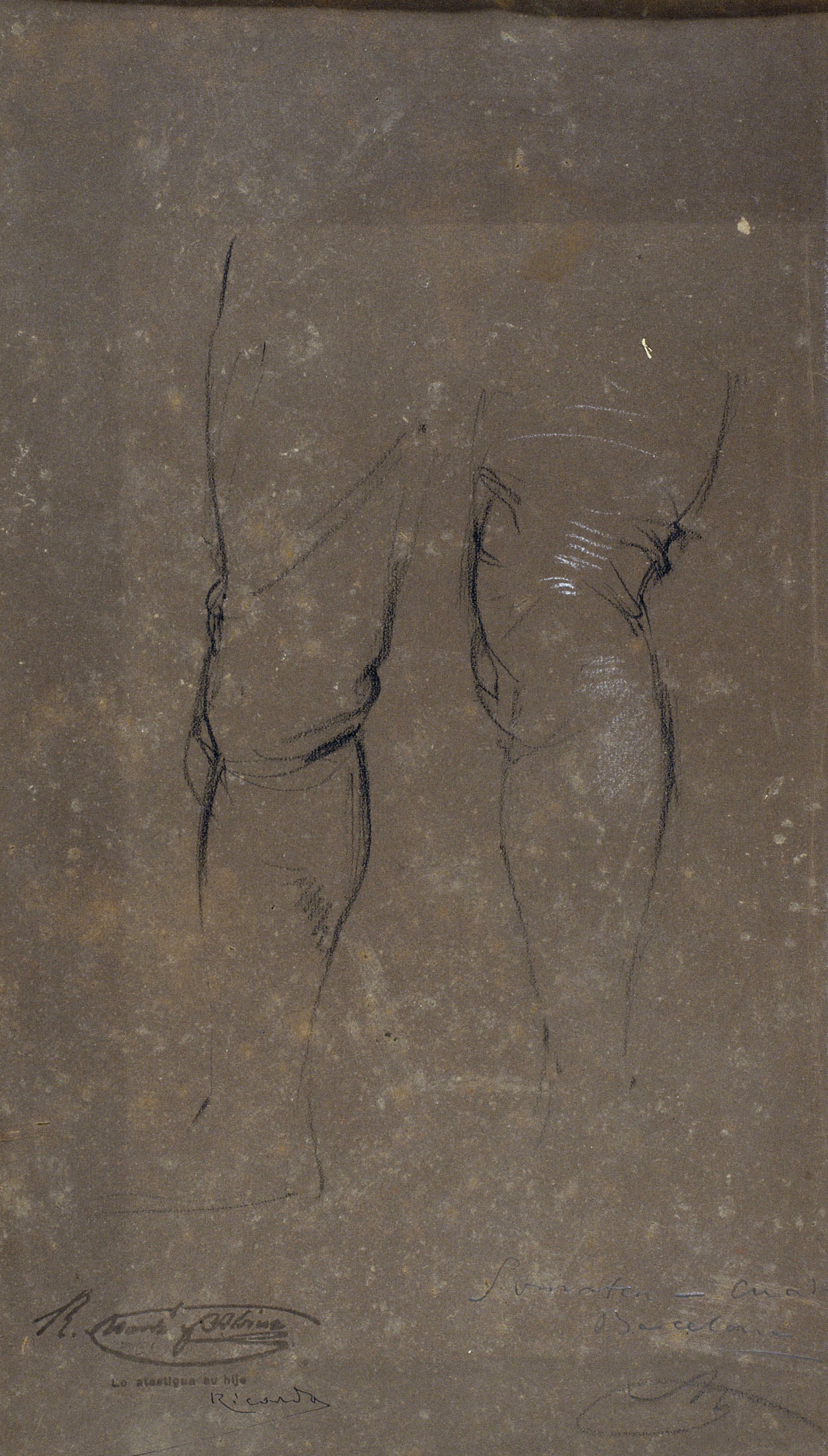 image for: Ramon Martí i Alsina - Estudi de cames per al quadre El Sometent del Bruc - Cap a 1866