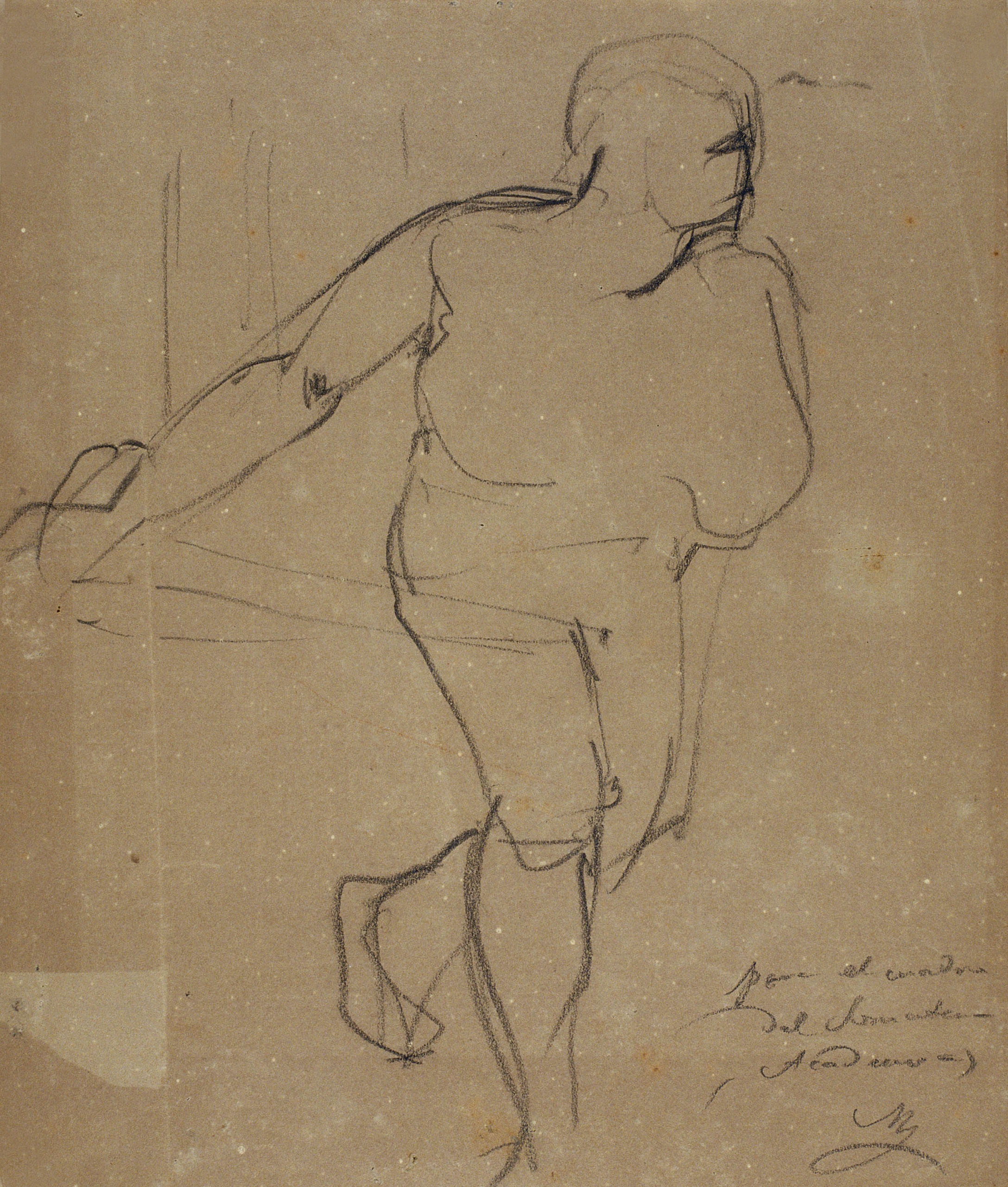 image for: Ramon Martí i Alsina - Estudi per al quadre «El Sometent del Bruc» - Cap a 1866