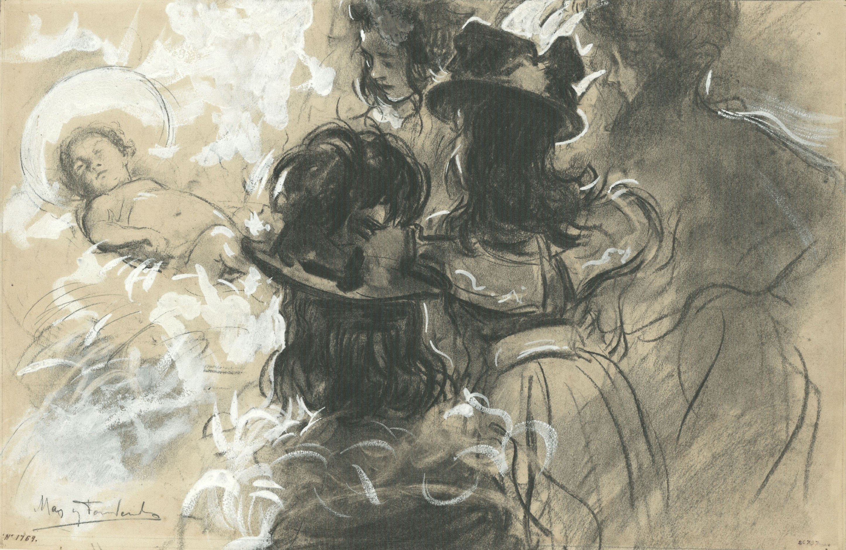 image for: Arcadi Mas i Fondevila - L&#039;Adoració dels nens - 1898