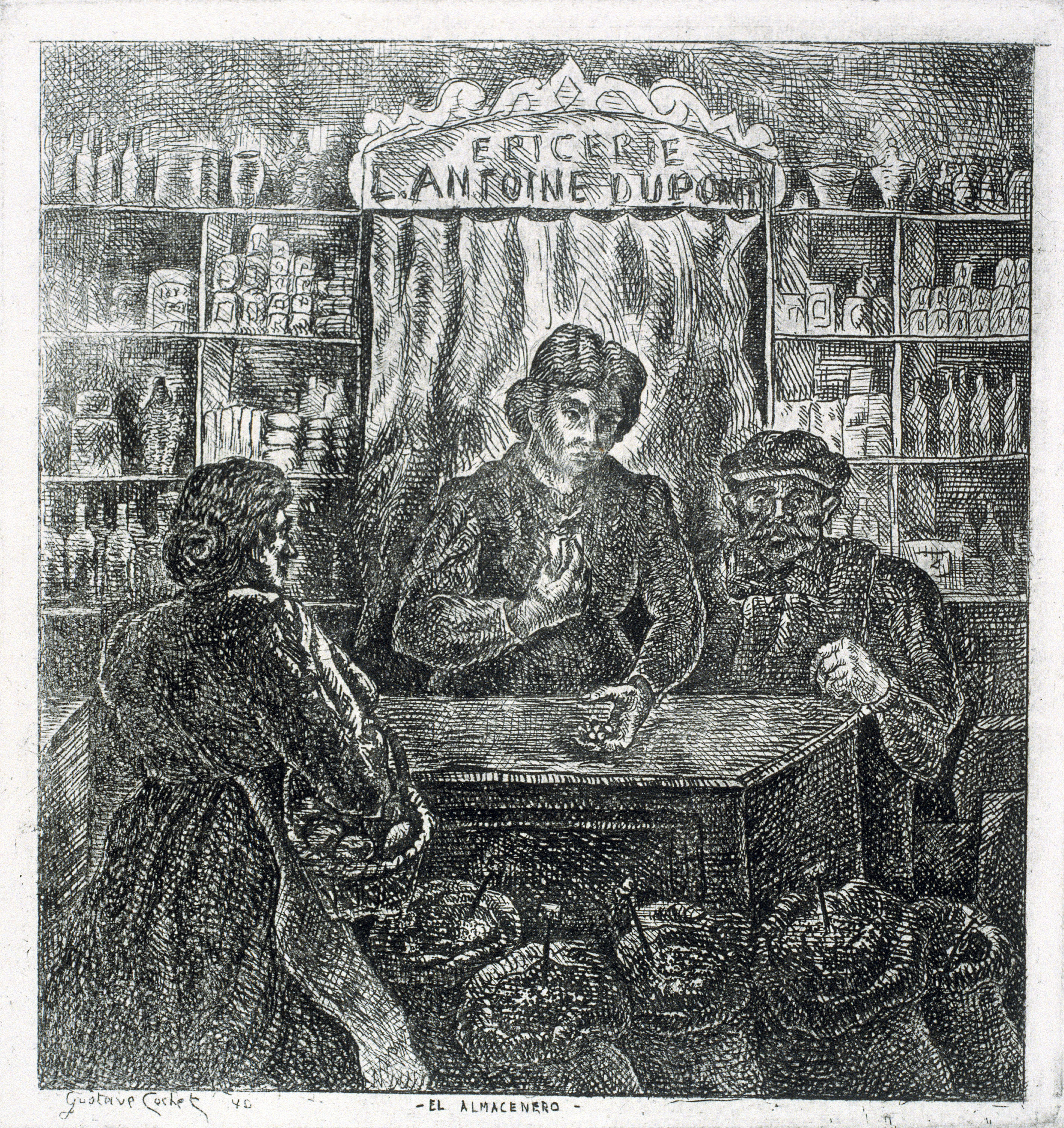 image for: Gustavo Cochet - El almacenero - 1940