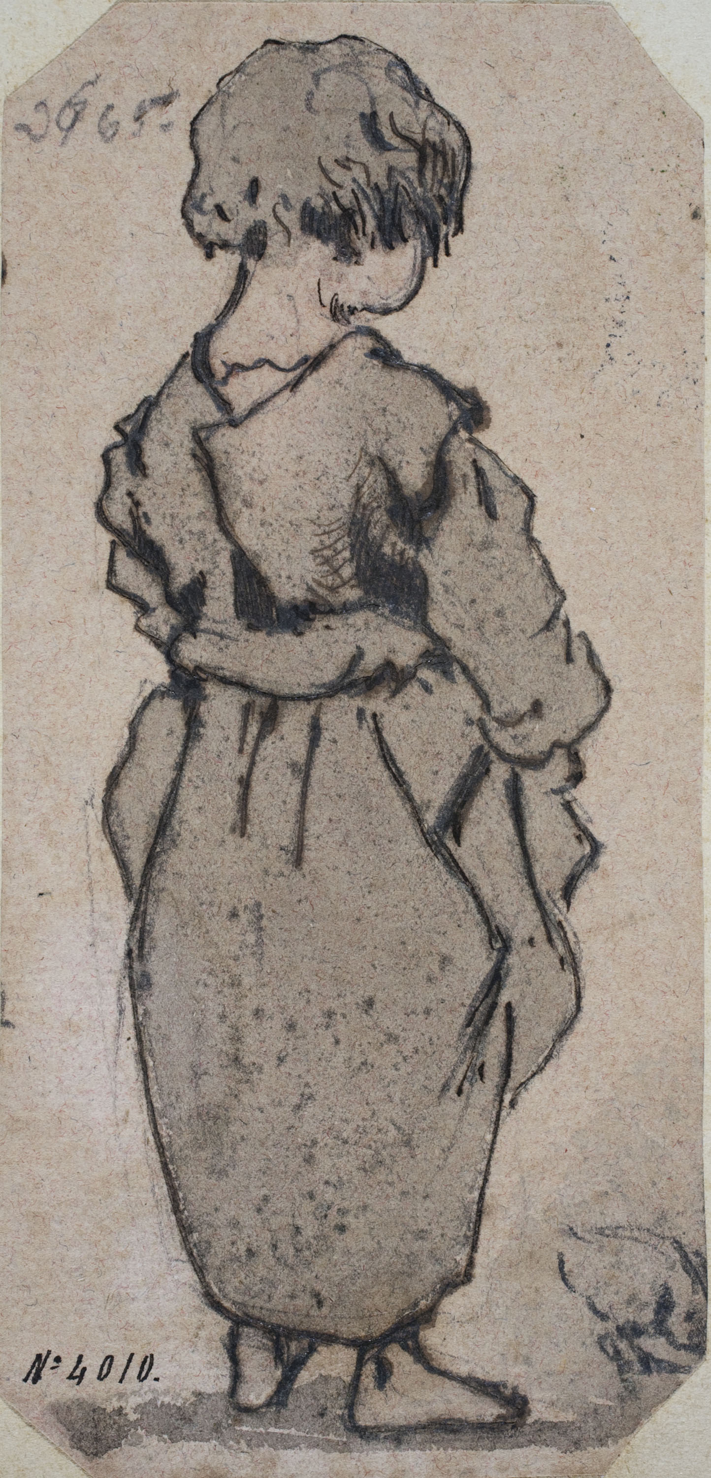 image for: Modest Urgell - Nena i pollet - Cap a 1864