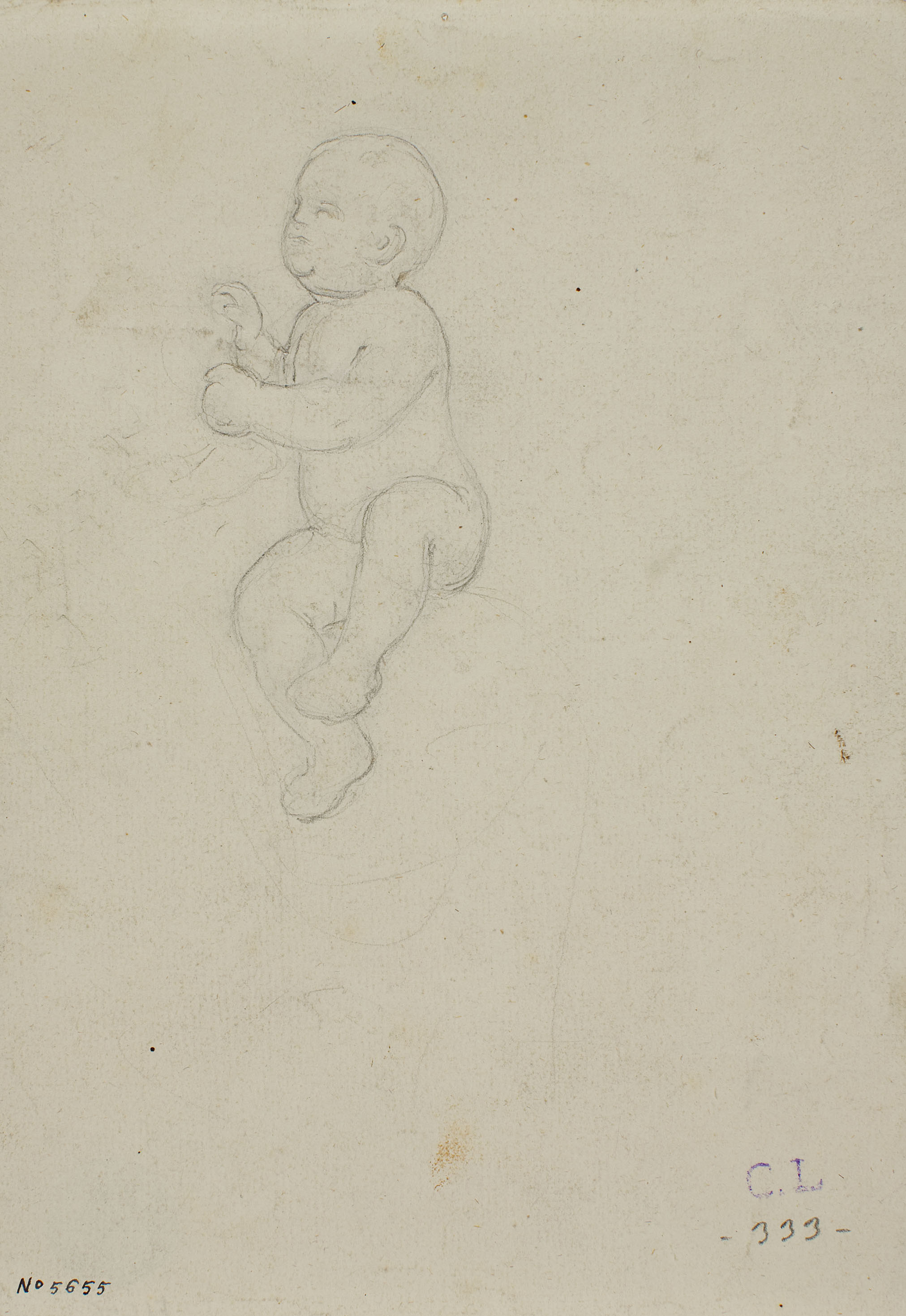 image for: Claudi Lorenzale - Nen nu (anvers) / Nen nu (revers) - Cap a 1850-1870