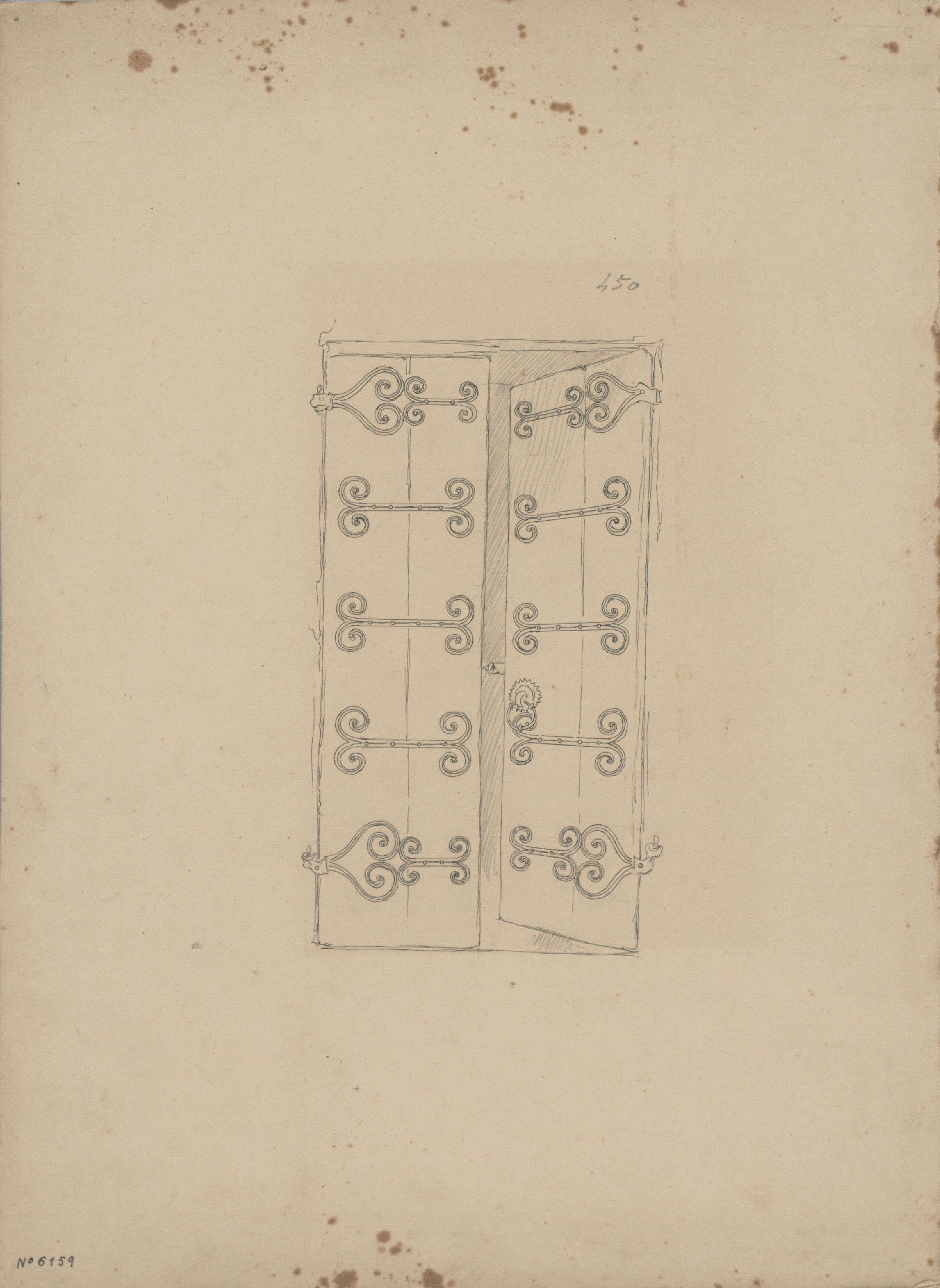 image for: Josep Lluís Pellicer - Porta amb ferradures - Cap a 1889