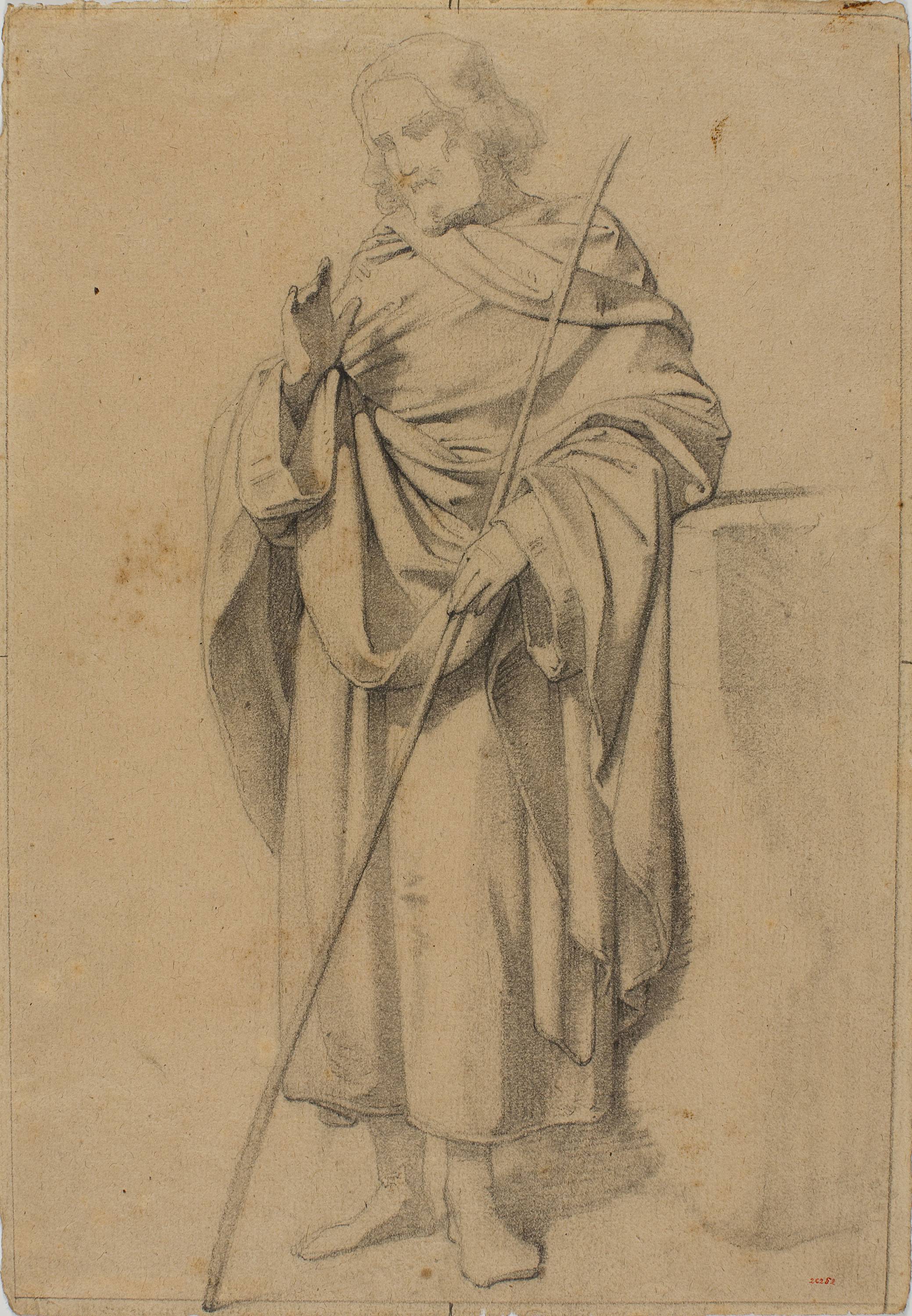 image for: Claudi Lorenzale - Sant [?] (anvers) / Sant [?] (revers) - Cap a 1850-1870