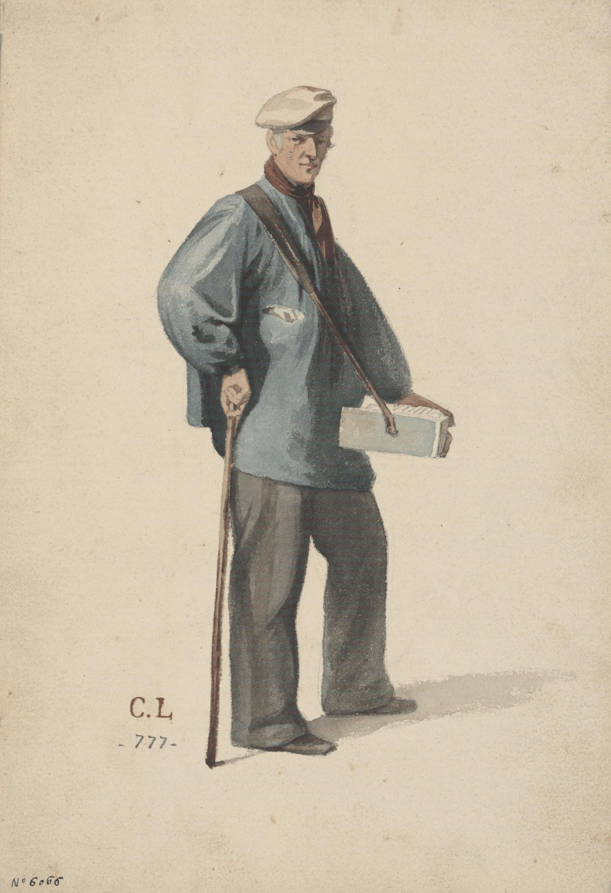 image for: Claudi Lorenzale - Venedor ambulant - Cap a 1840-1850