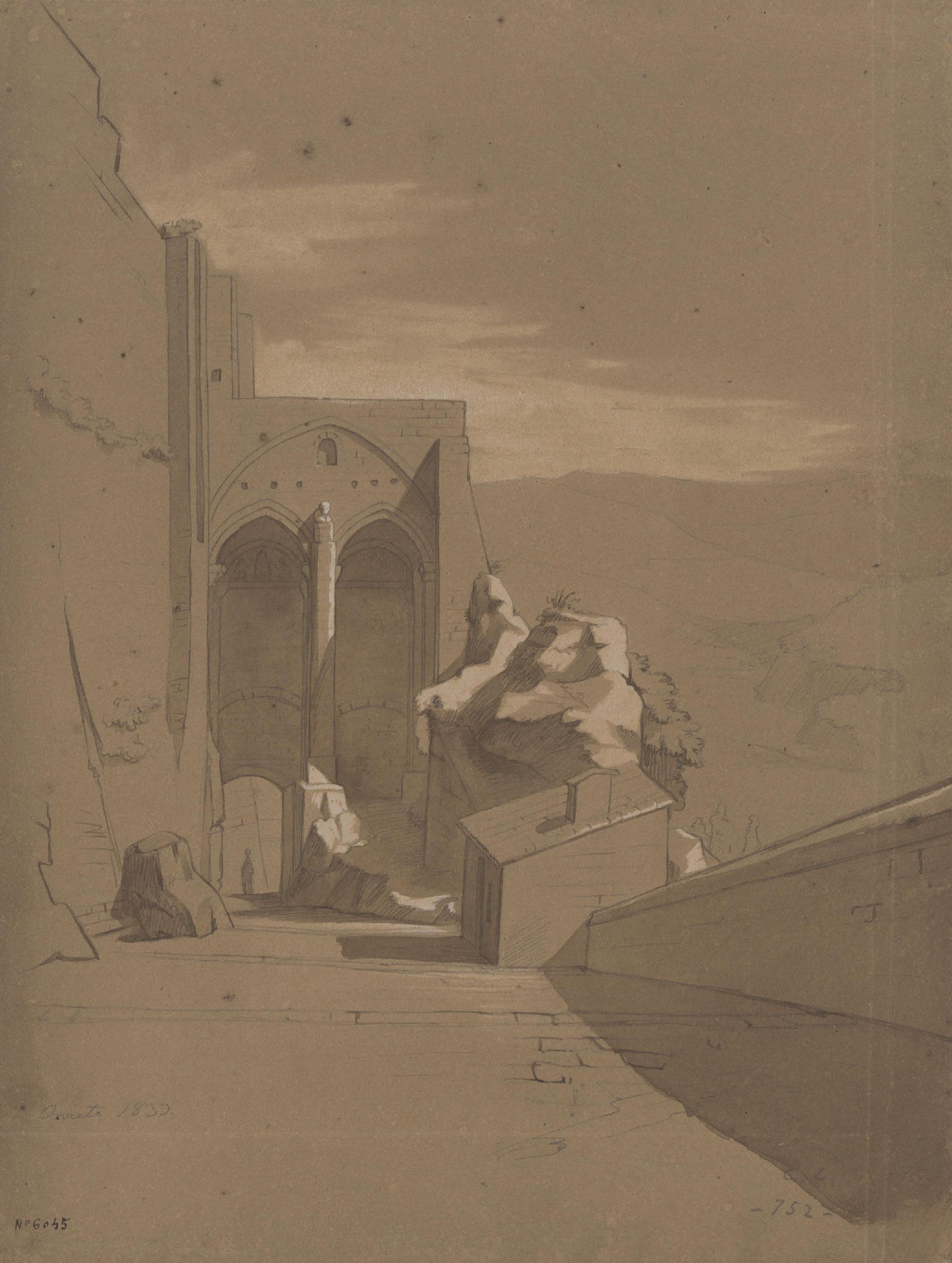 image for: Claudi Lorenzale - Porta gòtica d&#039;Orvieto - 1839