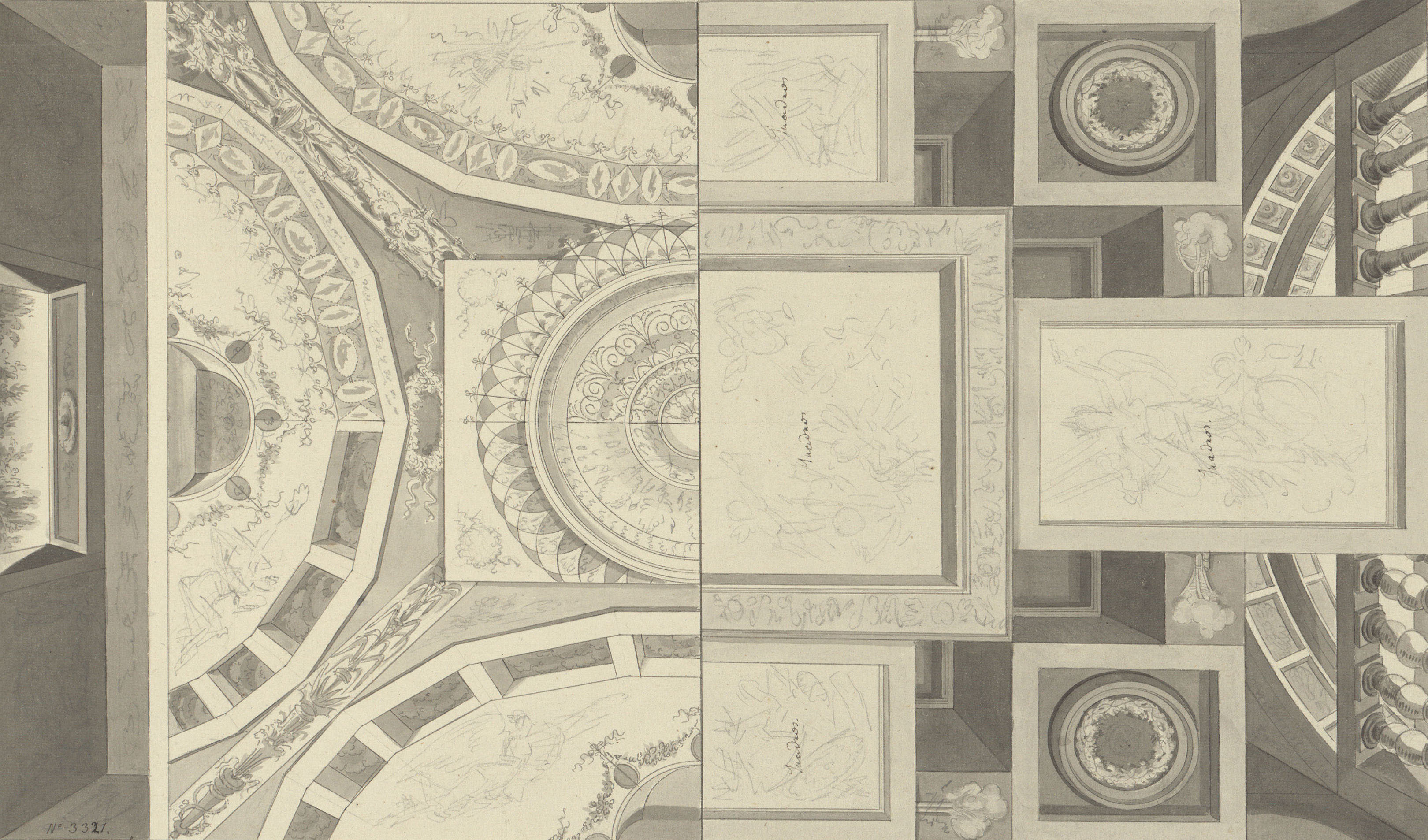 image for: Pau Rigalt - Projecte decoratiu de sostre - Cap a 1820-1840