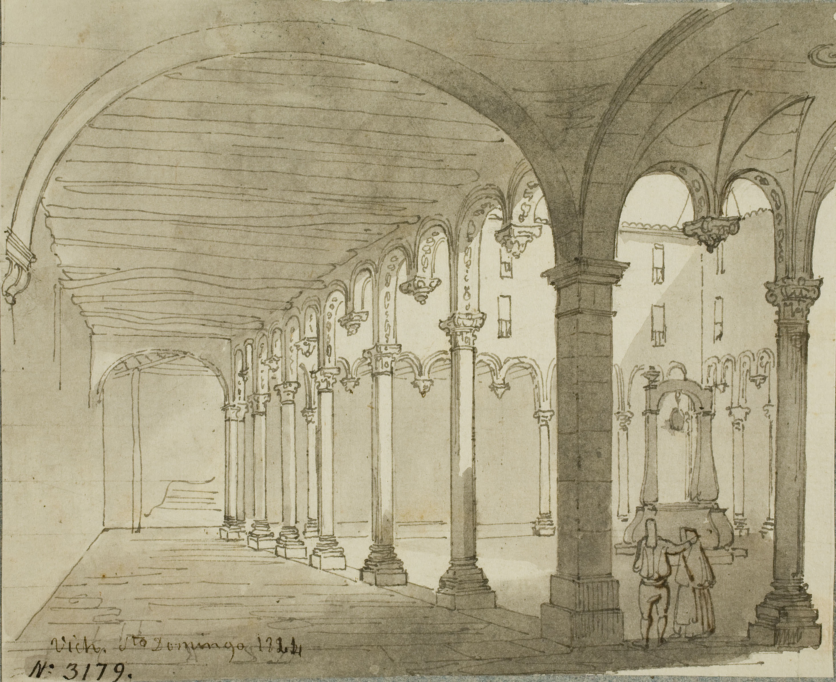 image for: Lluís Rigalt - Vich. Santo Domingo - 1844