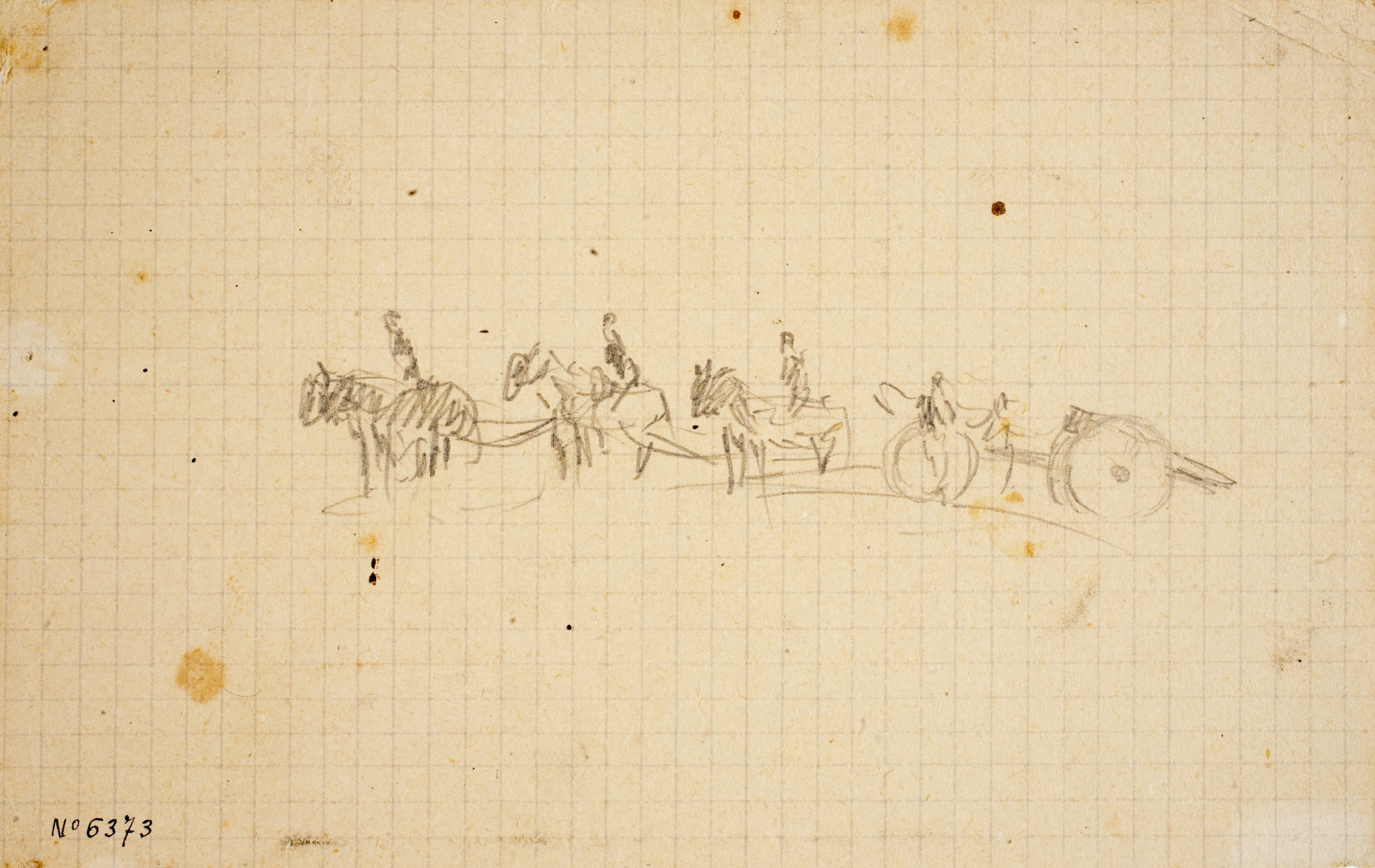 image for: Josep Lluís Pellicer - Soldats portant un canó - Cap a 1872-1876