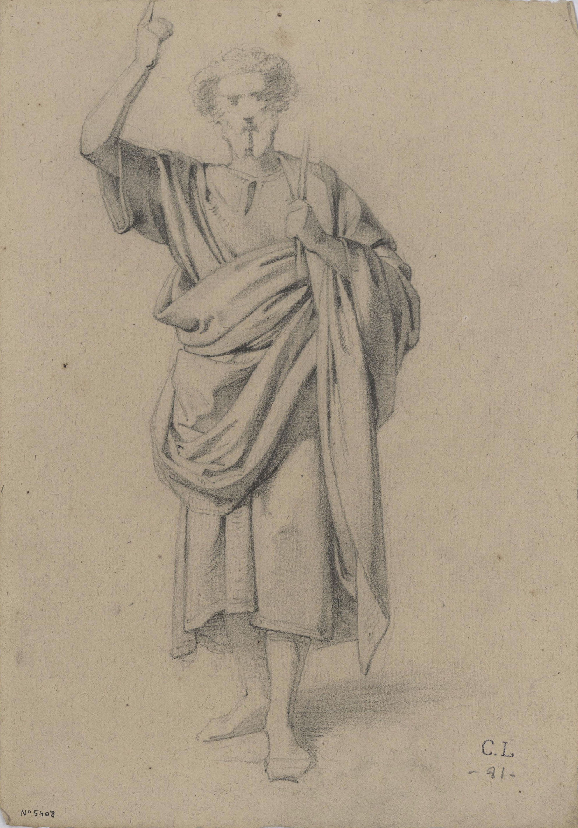 image for: Claudi Lorenzale - Predicador evangelista [?] - Cap a 1850-1870