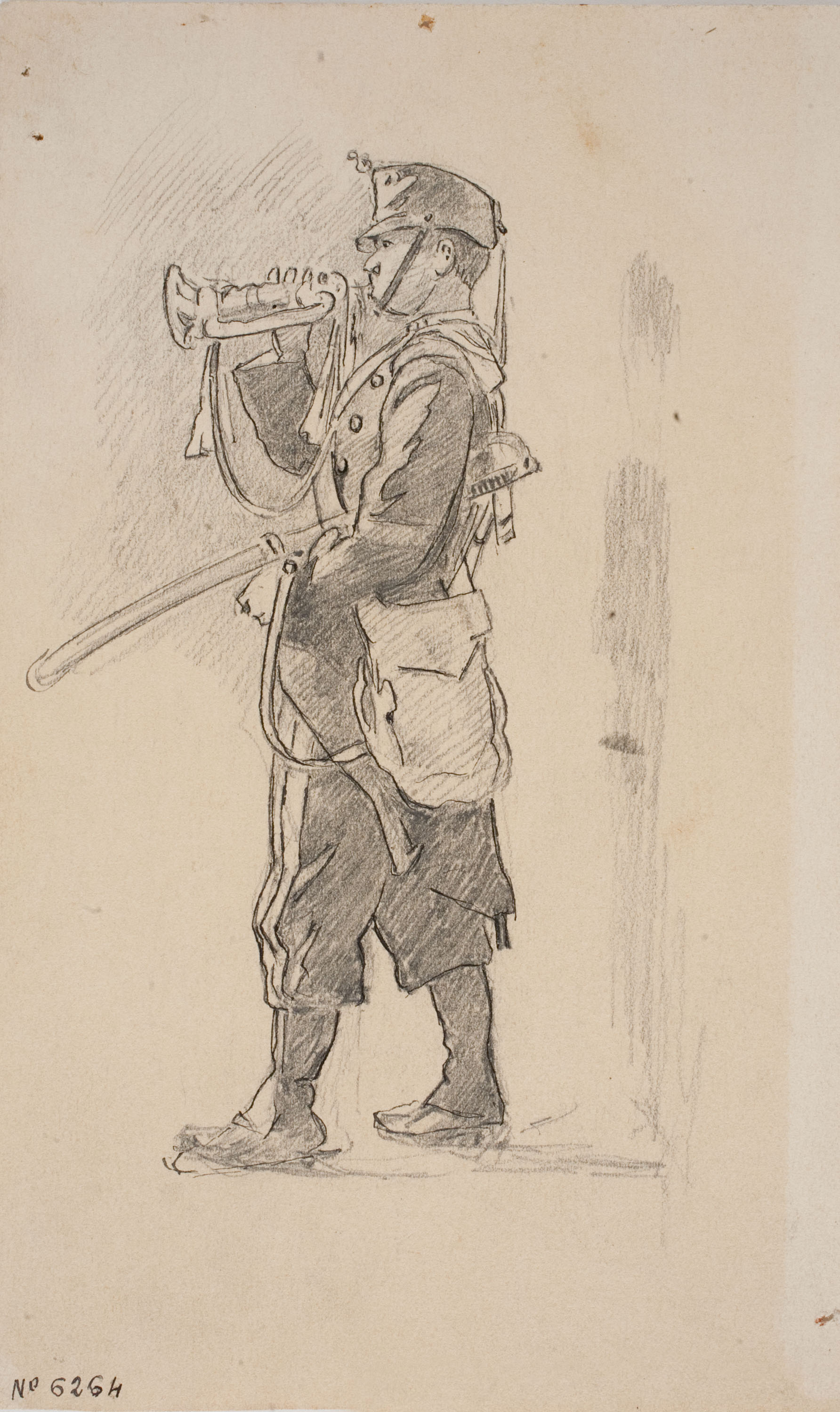 image for: Josep Lluís Pellicer - Trompeta d&#039;artilleria - Cap a 1872-1876