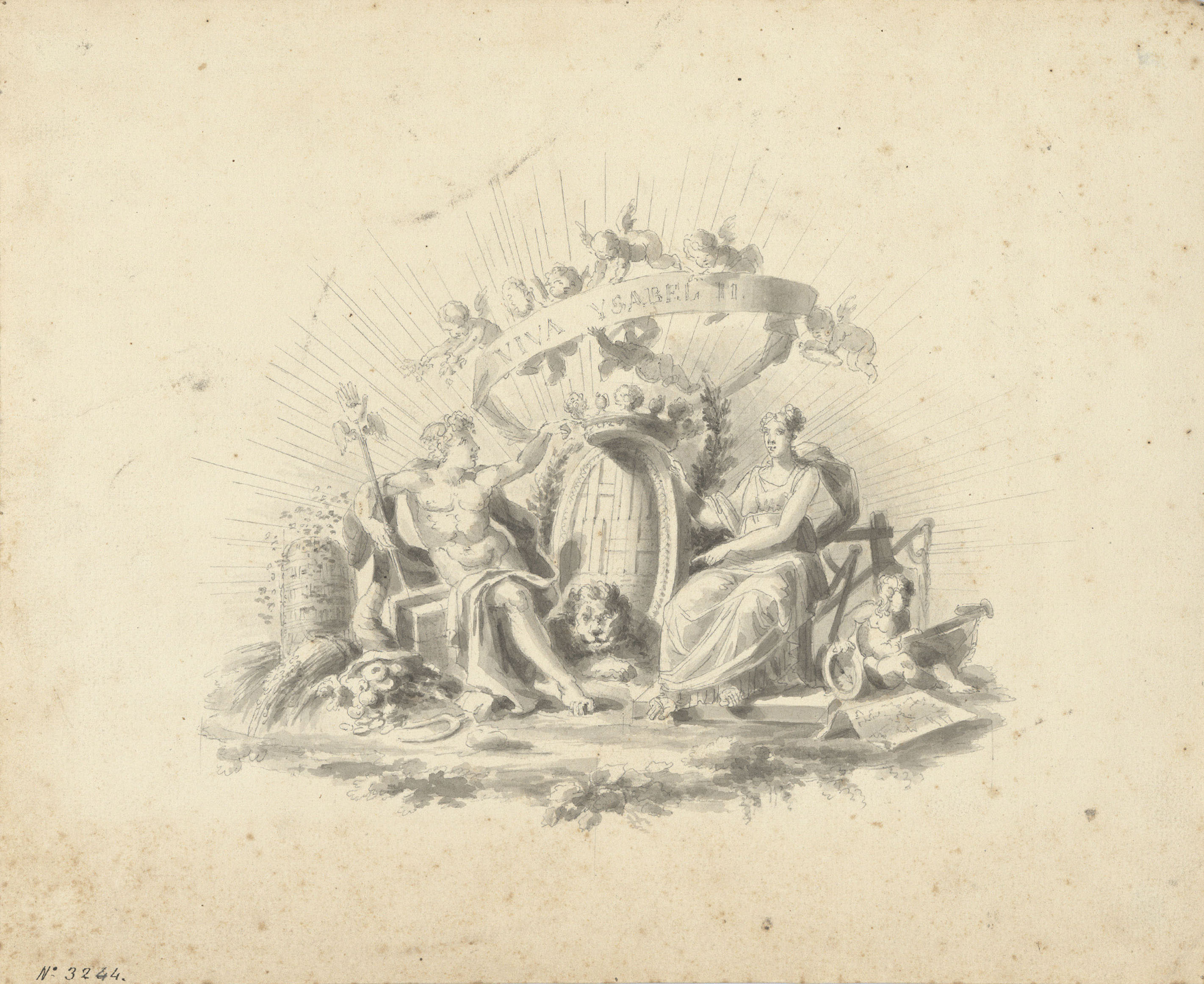 image for: Pau Rigalt - Projecte de retaule - Cap a 1830-1840
