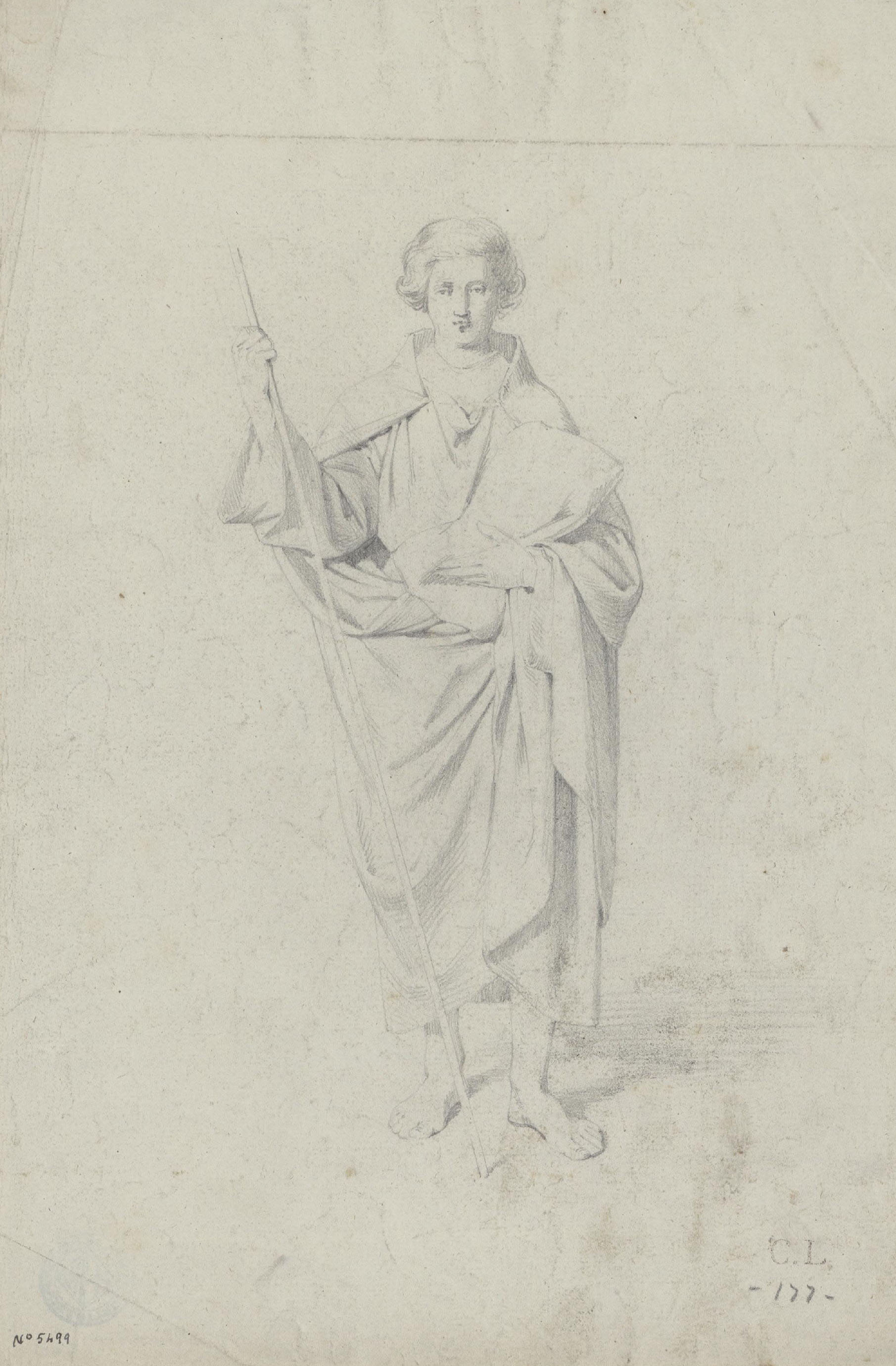 image for: Claudi Lorenzale - Evangelista [?] - Cap a 1850-1870