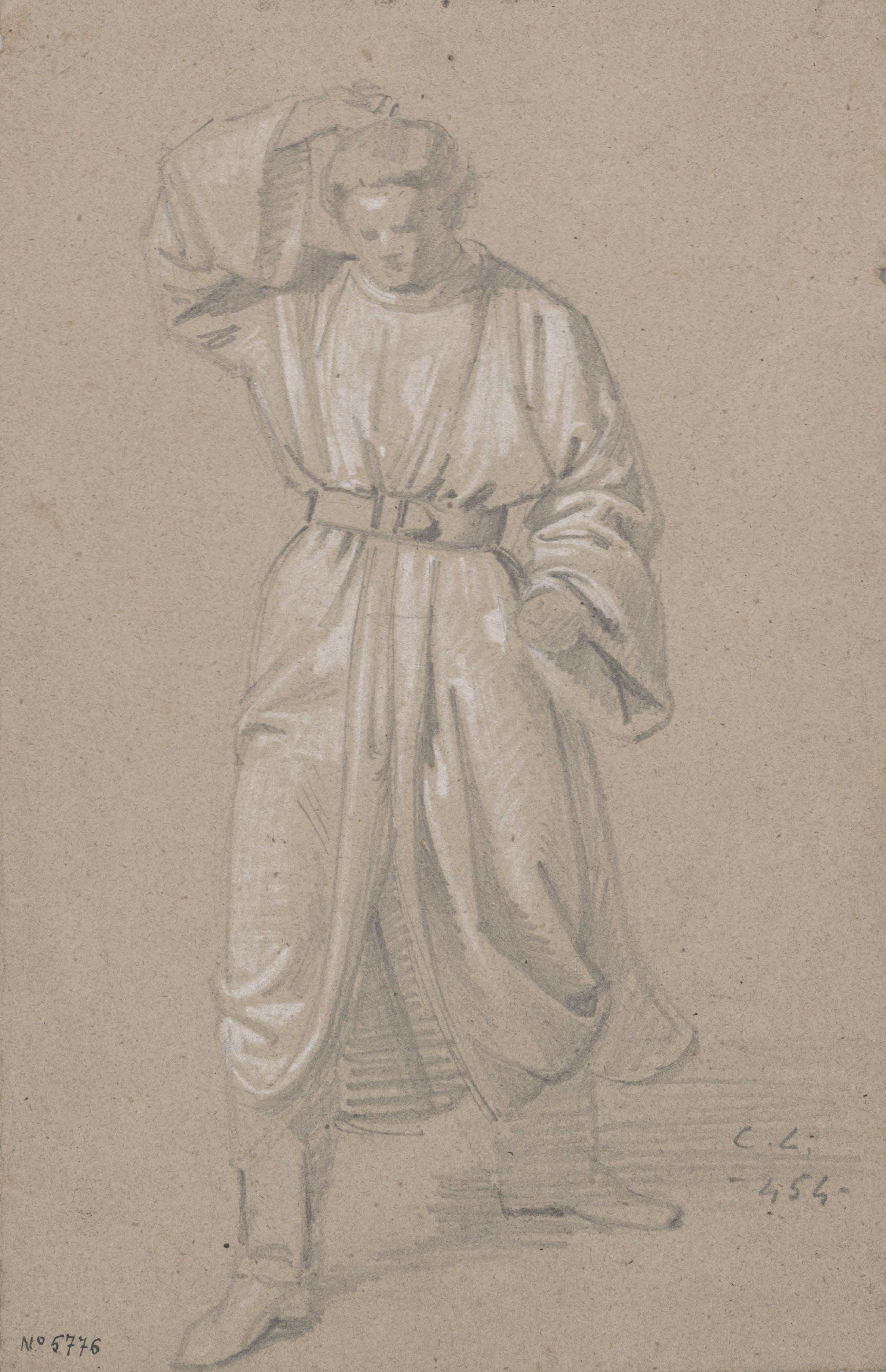 image for: Claudi Lorenzale - Home amb túnica - Cap a 1850-1870