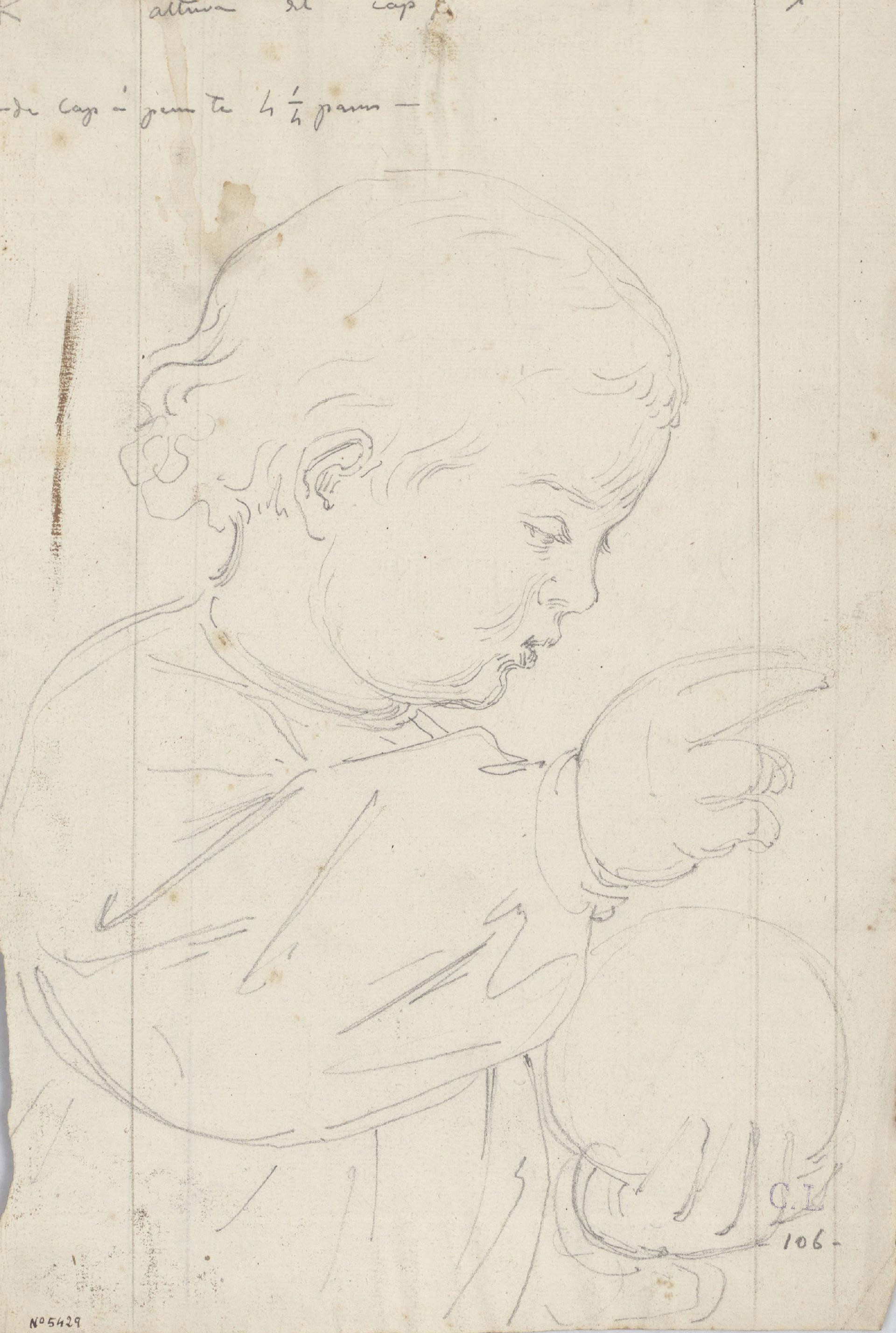 image for: Claudi Lorenzale - Cap del nen Jesús - Cap a 1850-1870