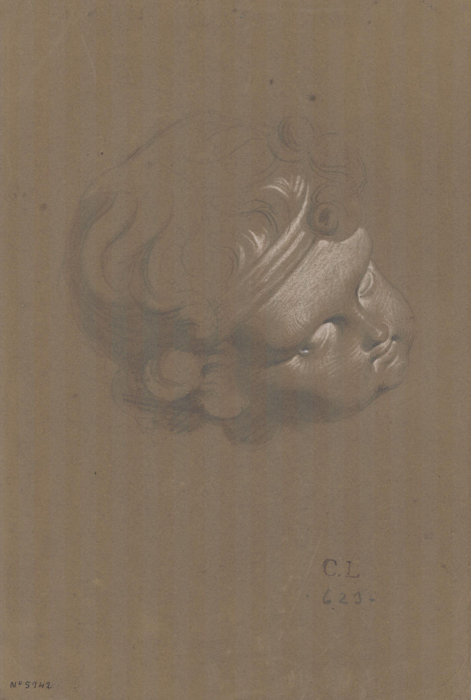 image for: Claudi Lorenzale - Cap de nen - Cap a 1850-1870