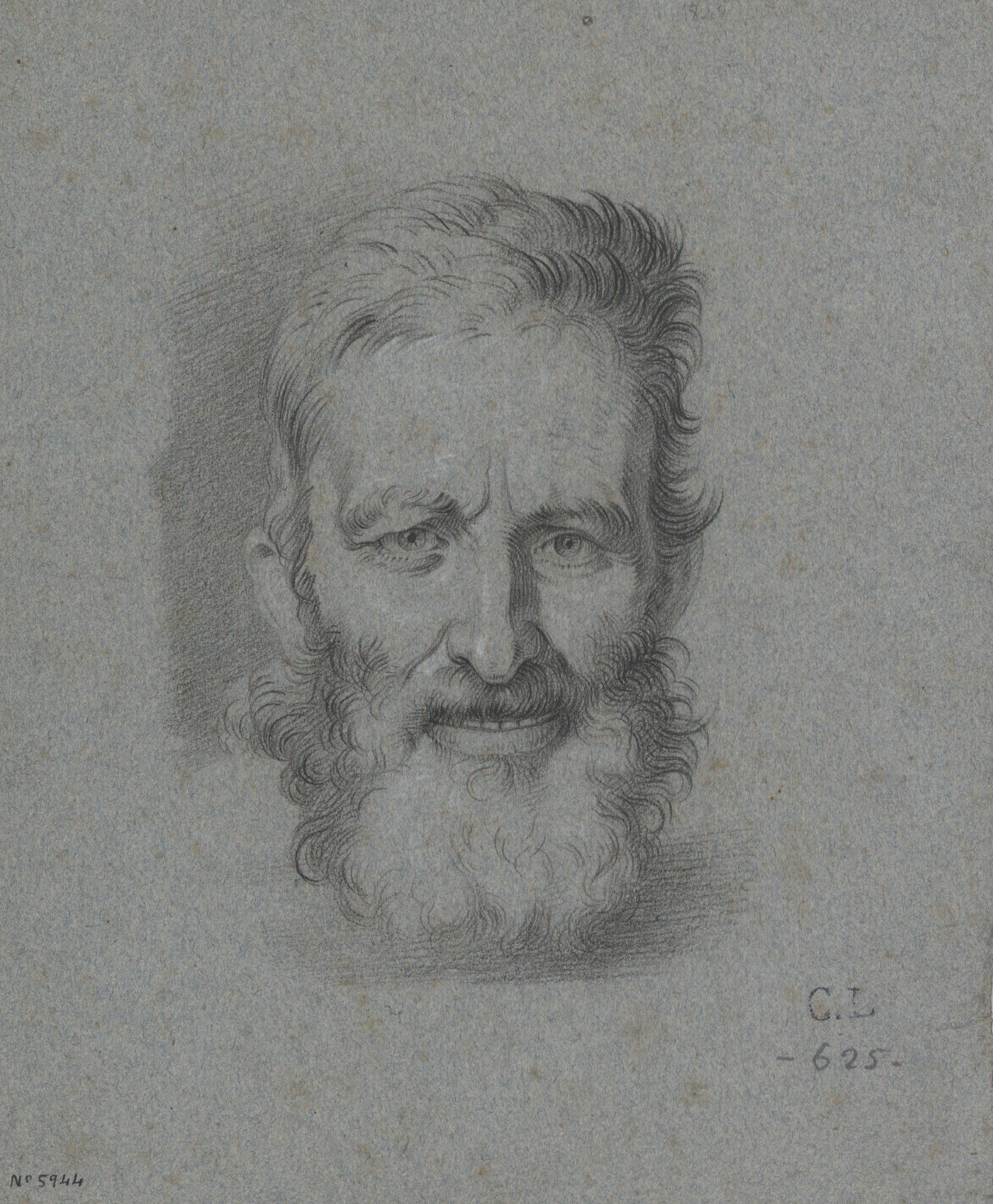 image for: Claudi Lorenzale - Cap masculí - Cap a 1839-1840