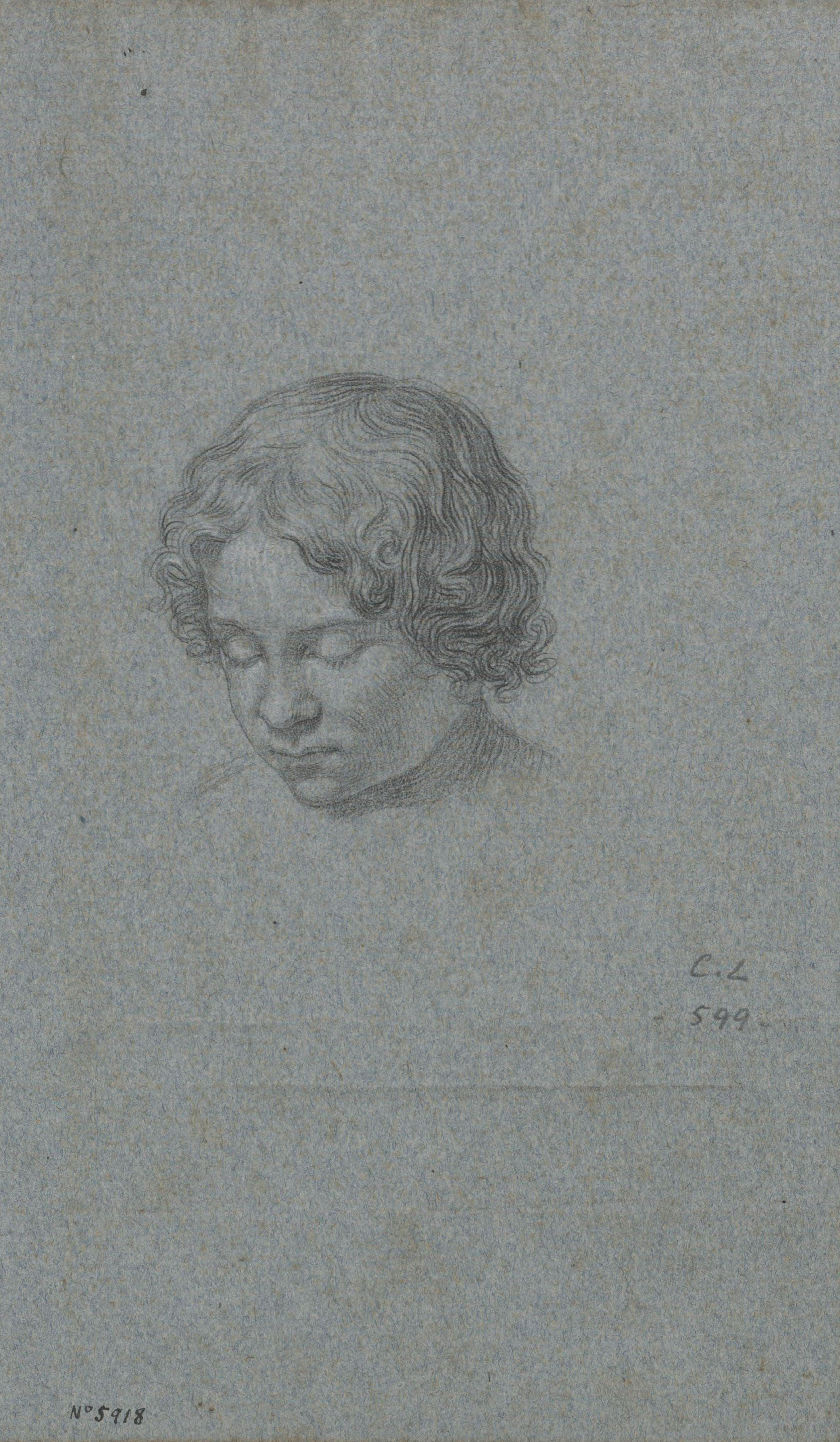 image for: Claudi Lorenzale - Cap de nen - Cap a 1840-1860