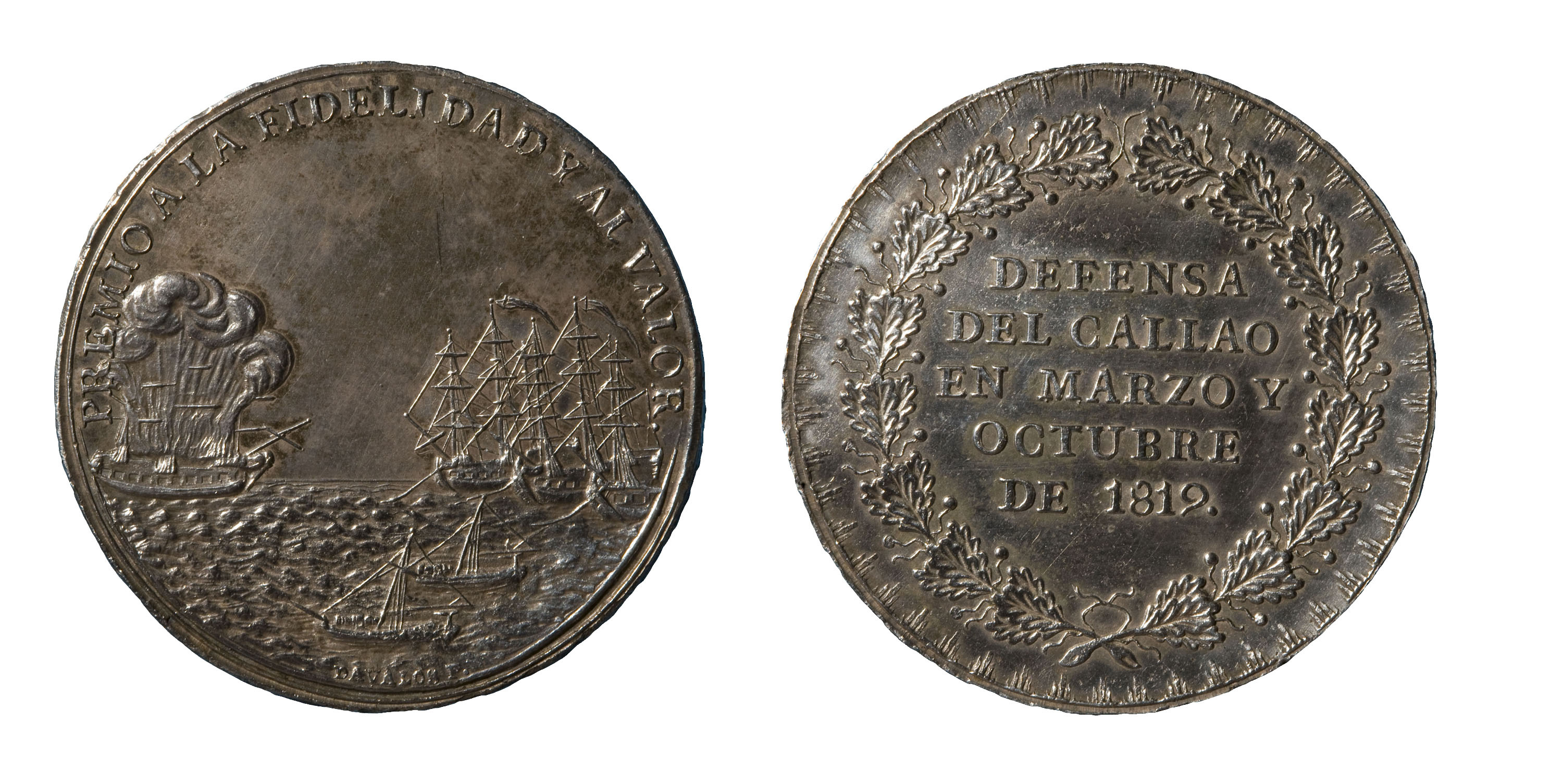 image for: Atanacio Dávalos - Premi per la defensa del Callao - 1819