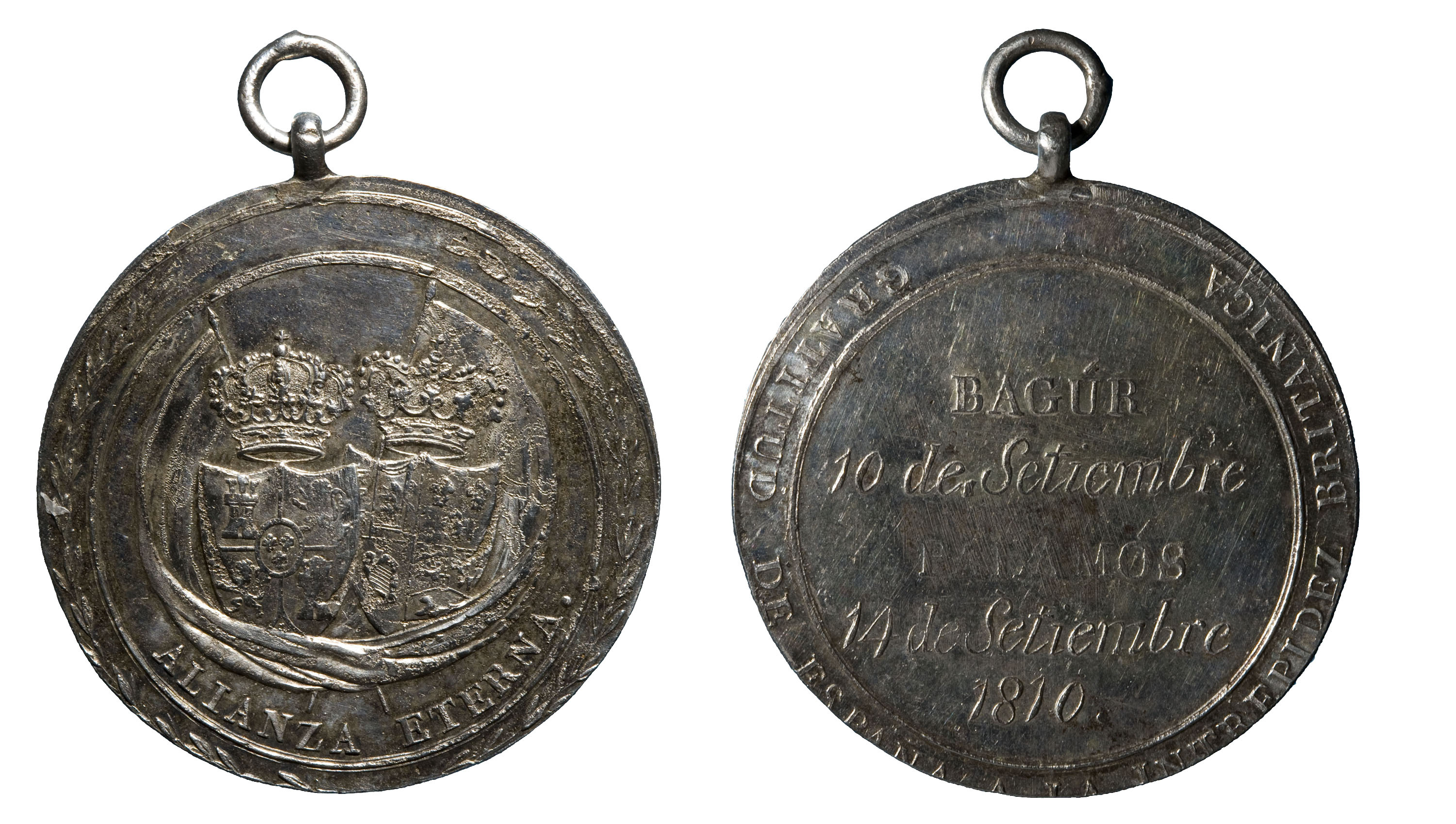 image for: Anònim - Medalla de distinció de Bagúr i Plamós - 24 de setembre de 1810