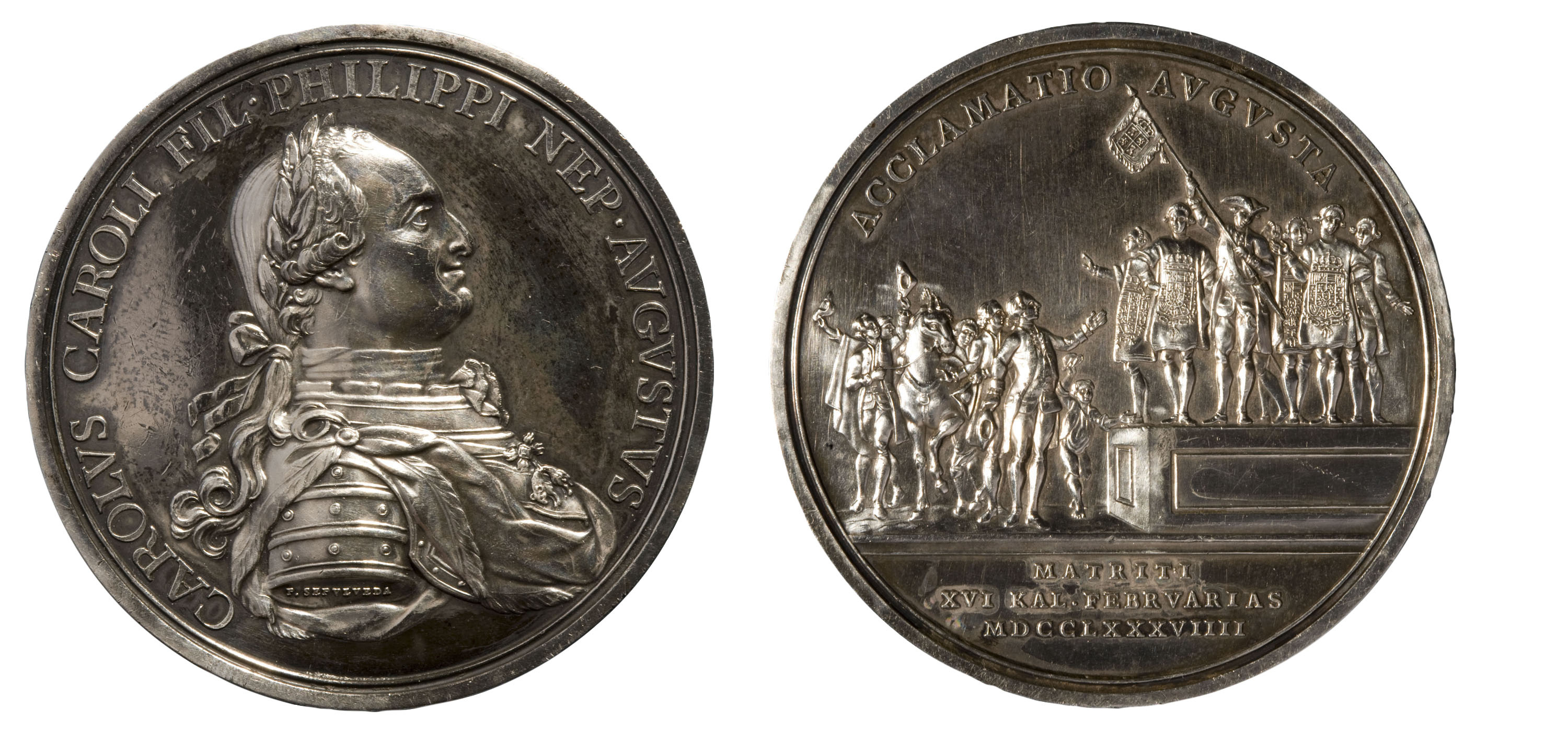 image for: Pedro Teodoro González de Sepúlveda - Carles IV, proclamació a Madrid - 1789