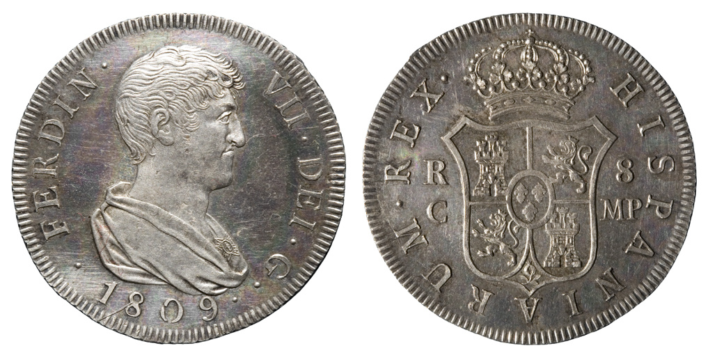 image for: Ferran VII d&#039;Espanya - 8 rals - 1809