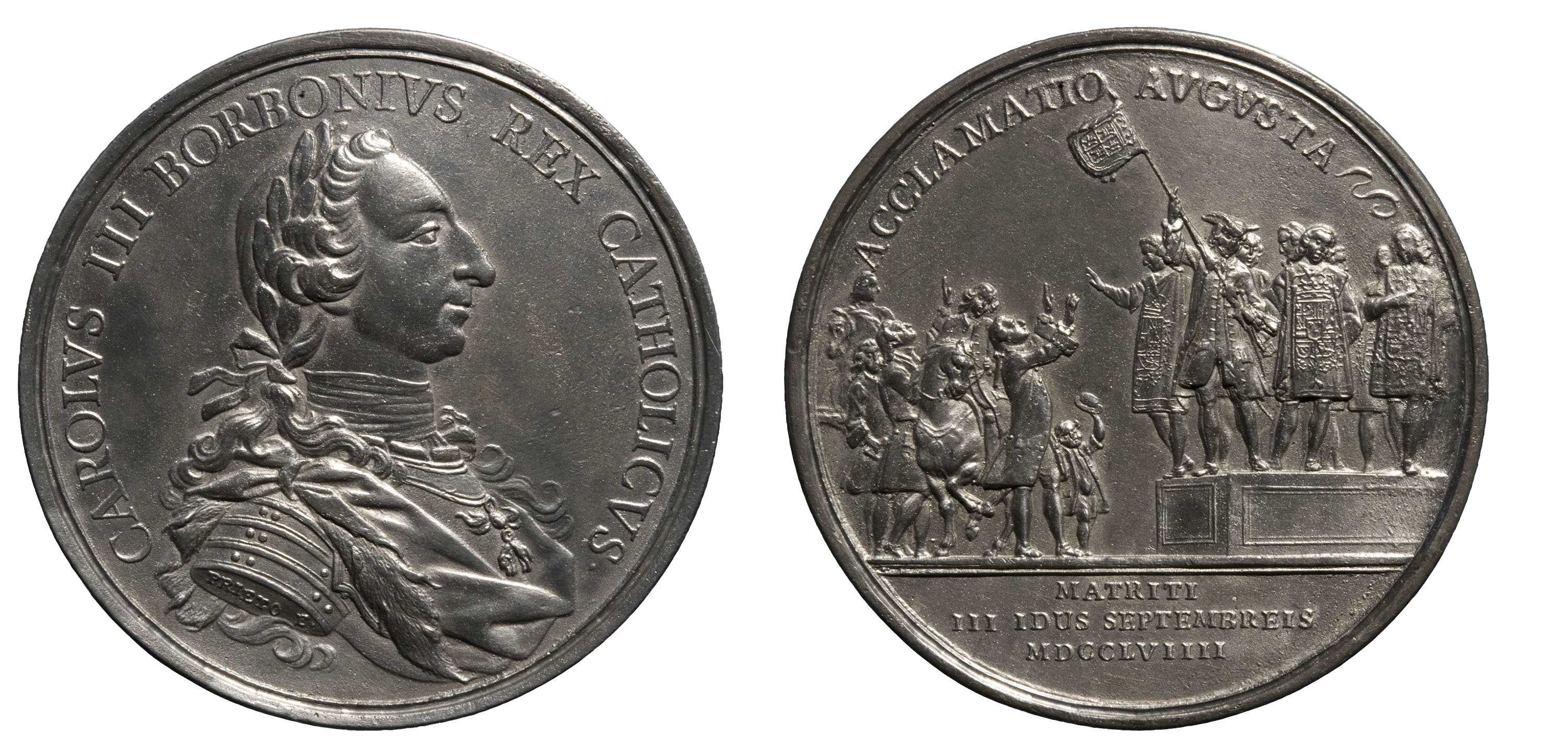 image for: Tomás Francisco Prieto - Carles III, proclamació a Madrid - 1759