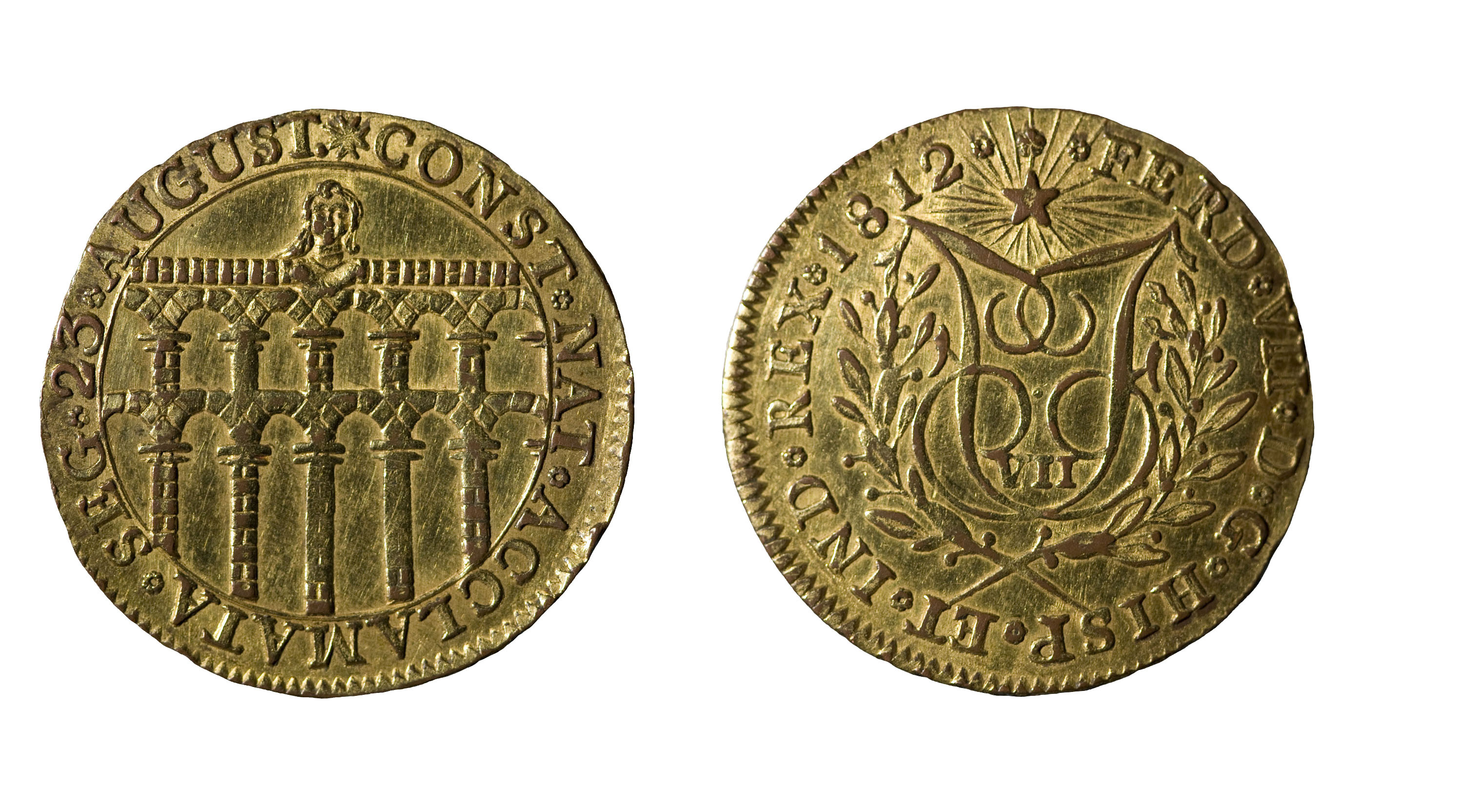 image for: Anònim - Ferran VII, proclamació de la Constitució a Segovia - 1812