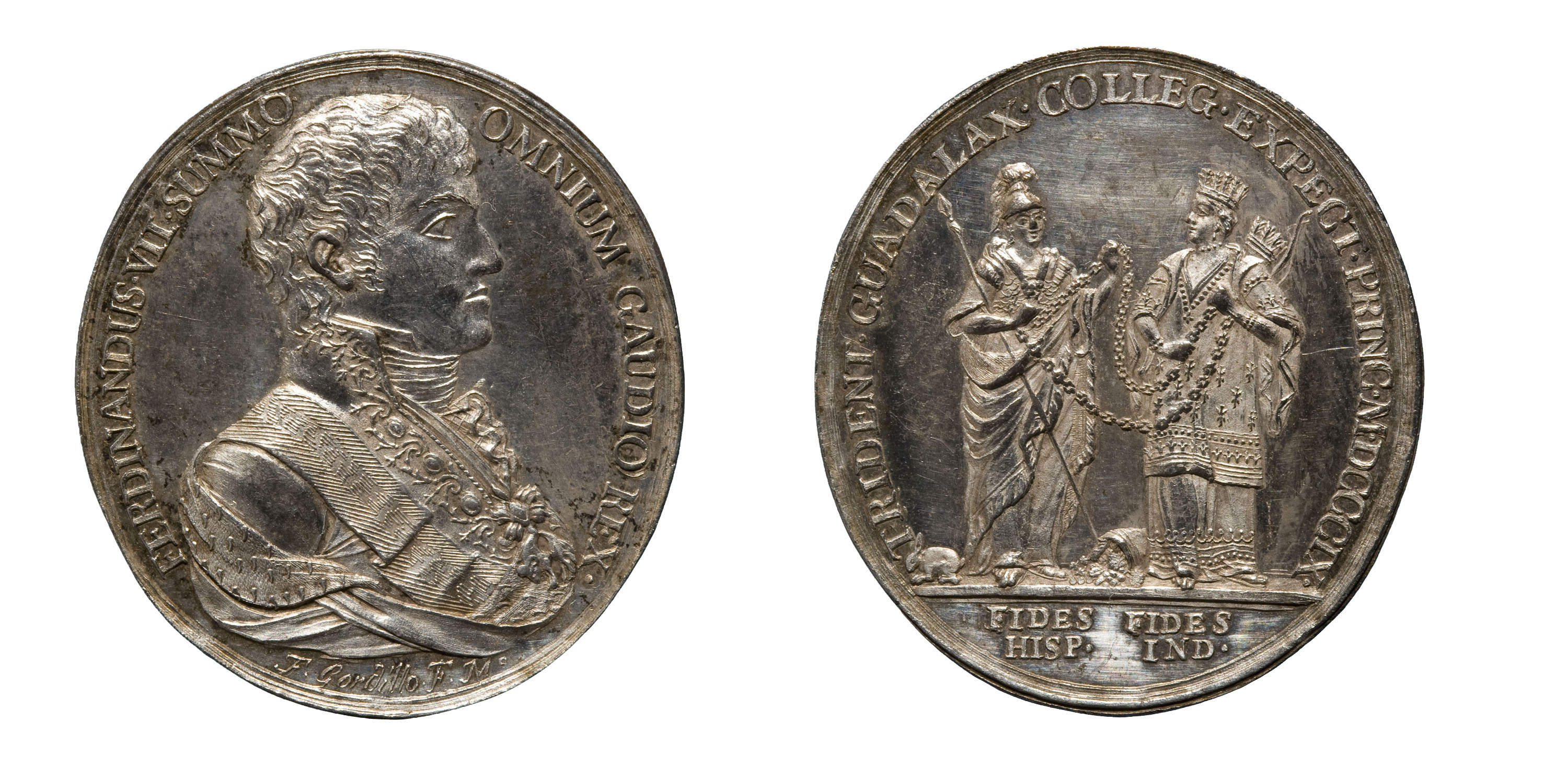 image for: Francisco Gordillo - Ferran VII, proclamació al col·legi «Tridentino» de Guadalajara - 1809