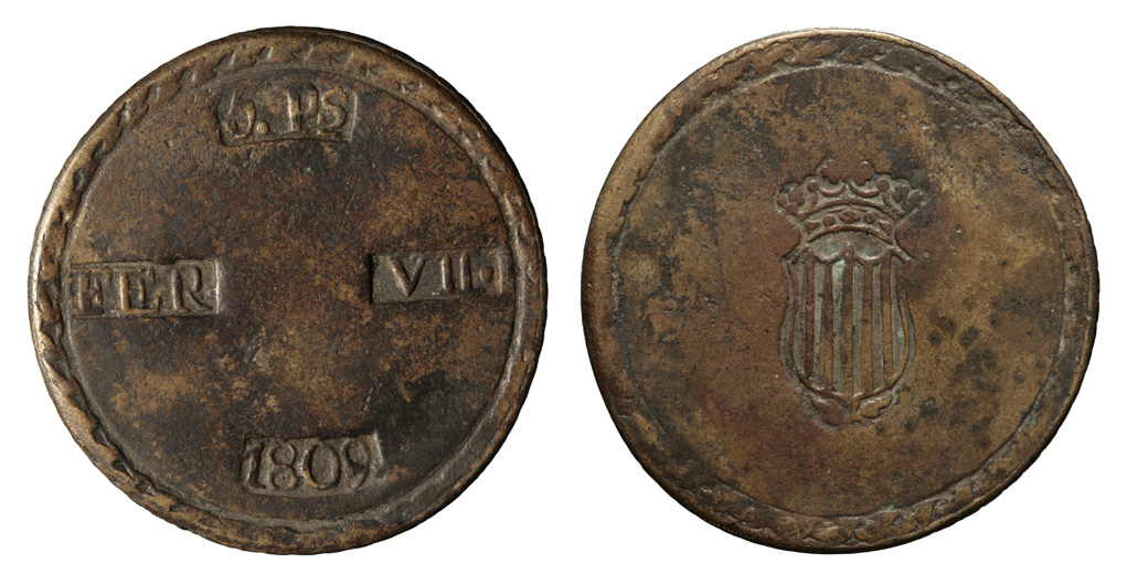 image for: Ferran VII d&#039;Espanya - 5 pessetes - 1809