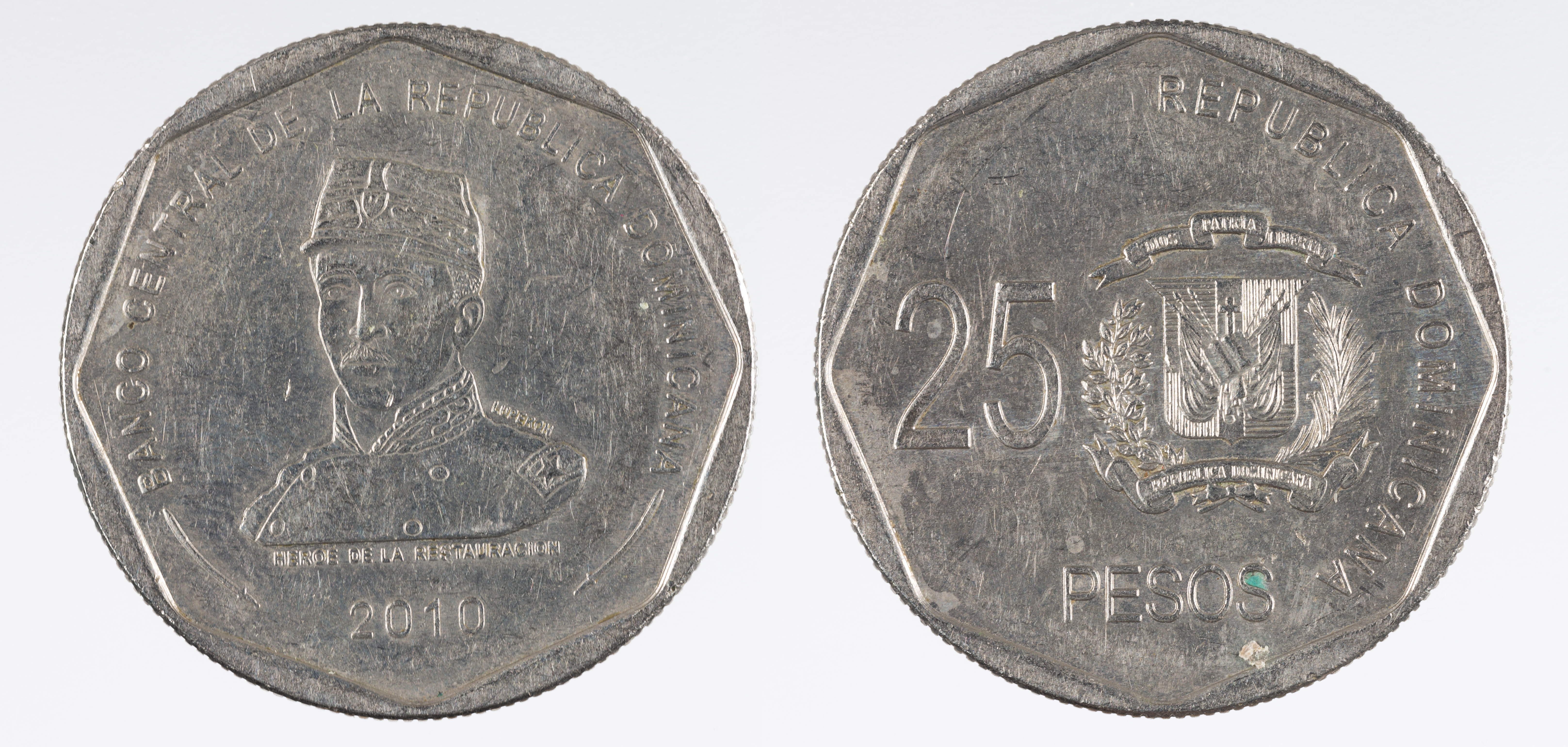 image for: República Dominicana - 25 pesos - 2010