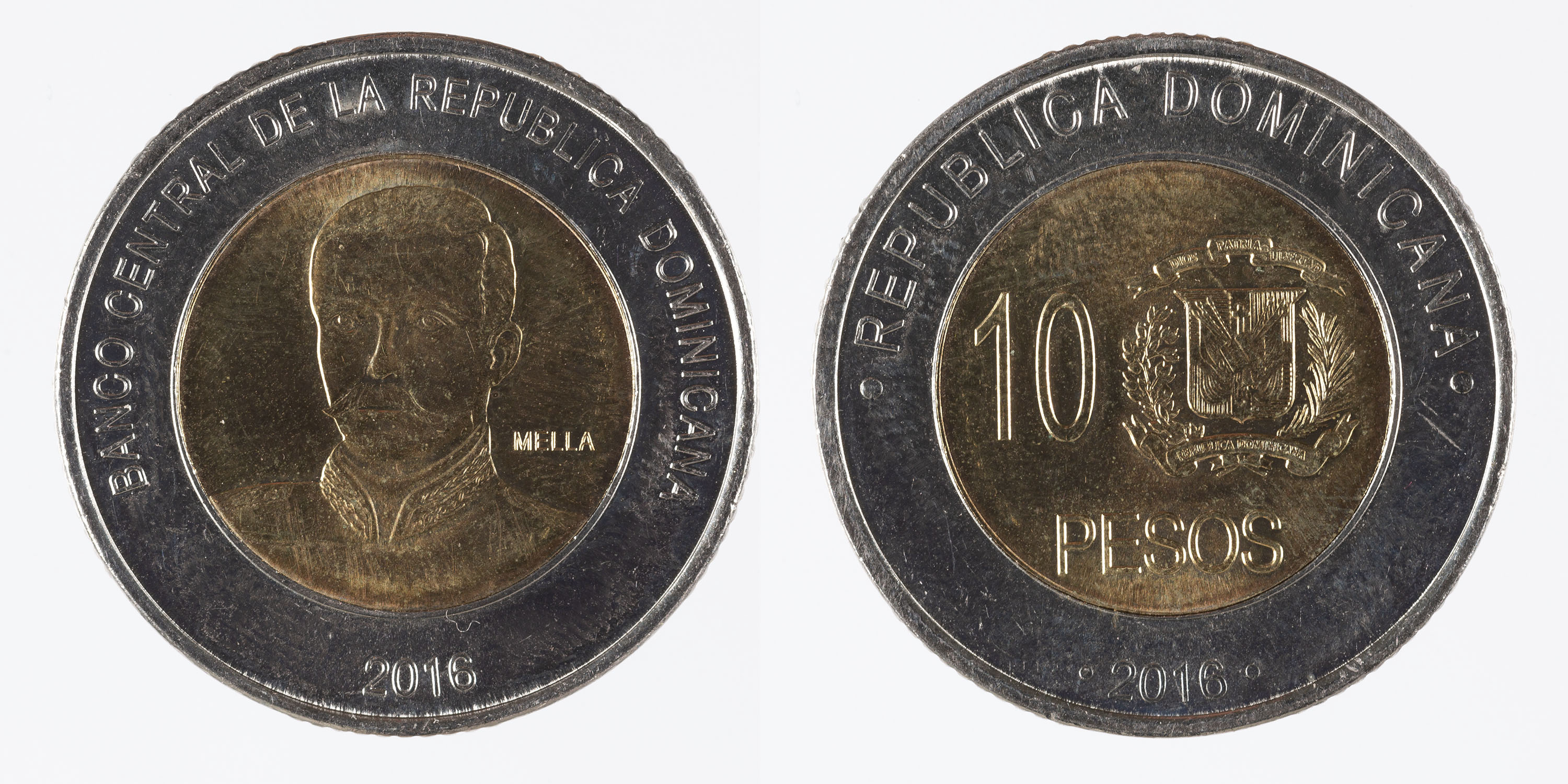 image for: República Dominicana - 10 pesos - 2016