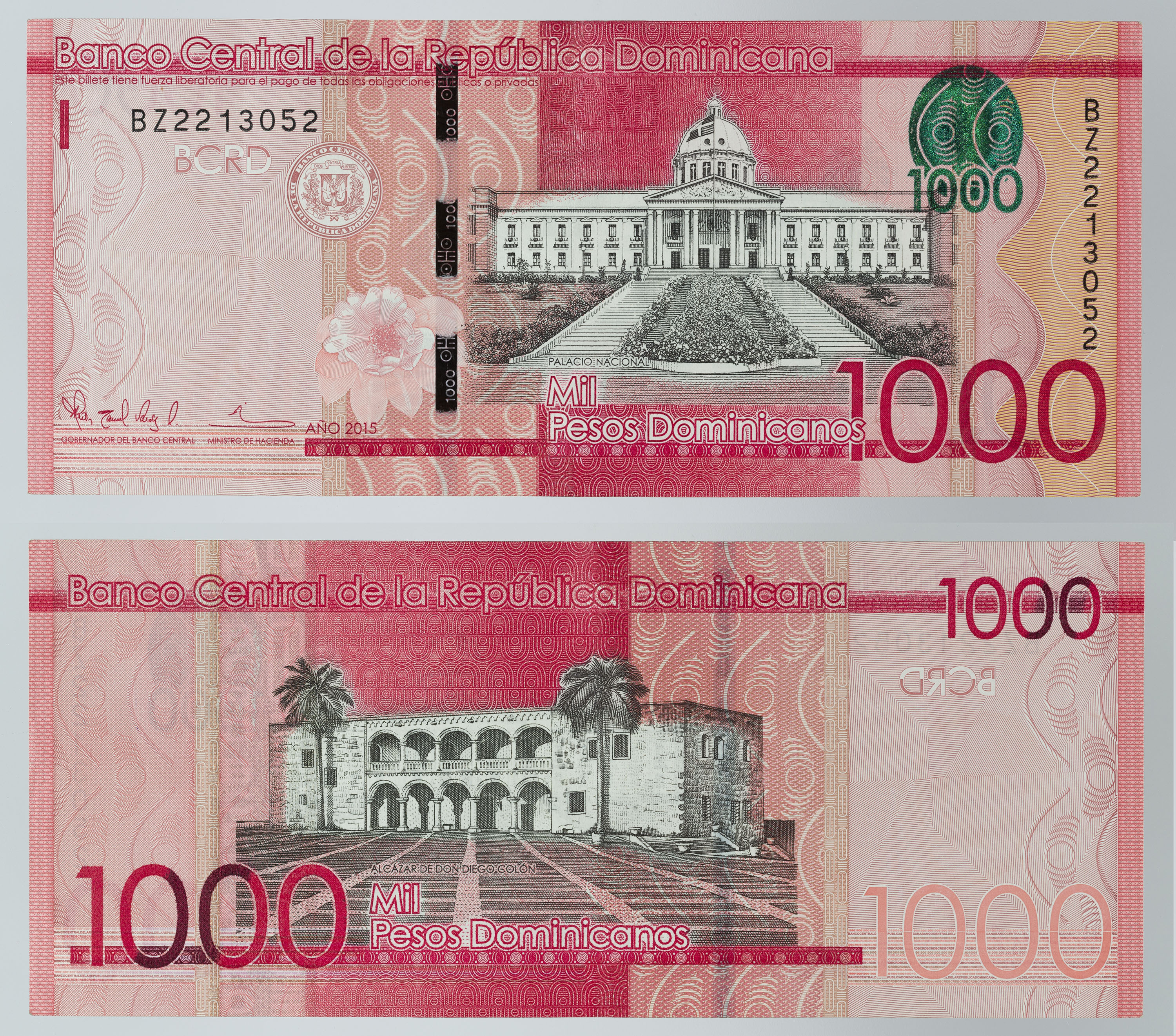 image for: Banco Central de la República Dominicana - 1000 pesos - 2015