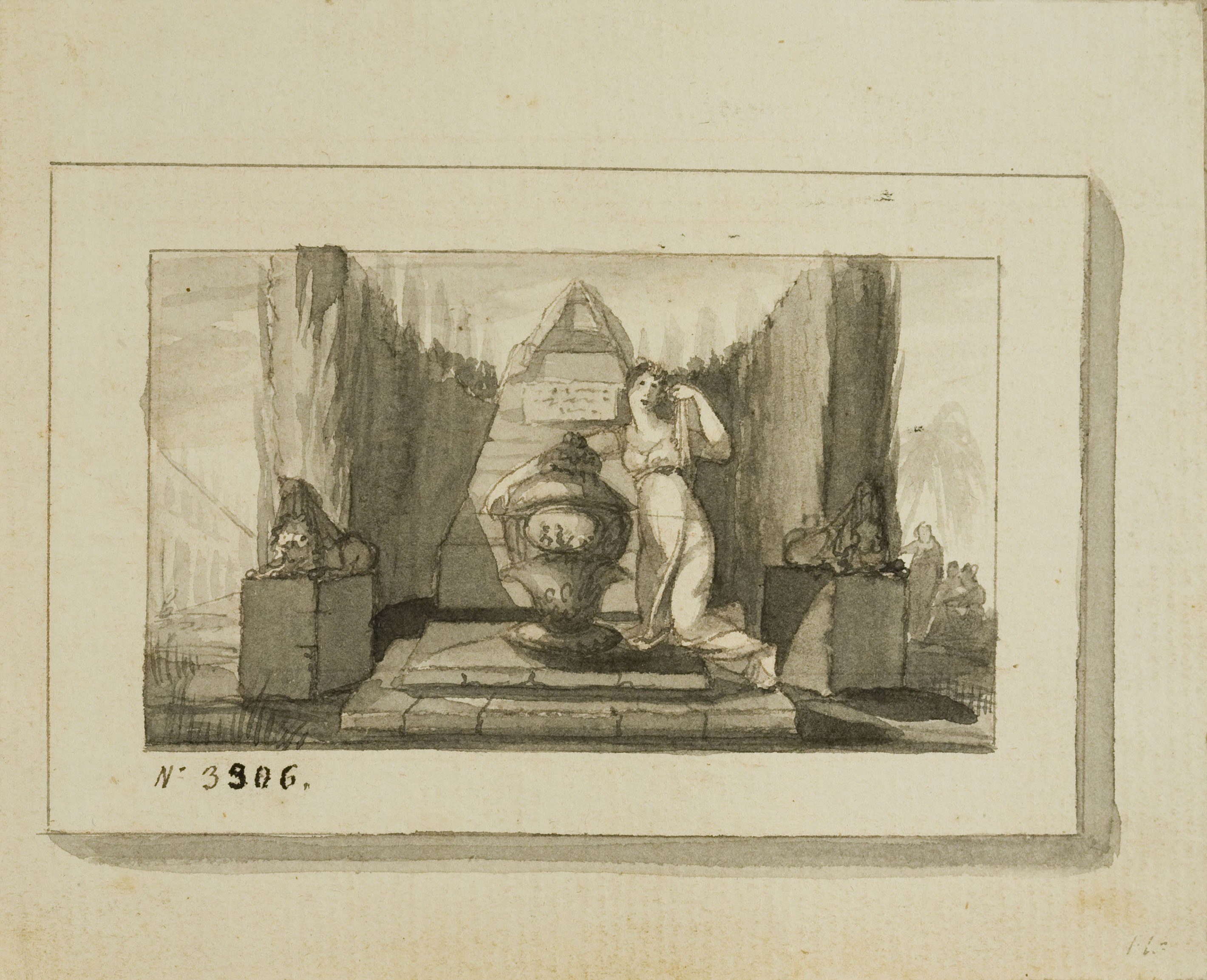 image for: Pau Rigalt - Projecte de cenotafi - Cap a 1800-1820