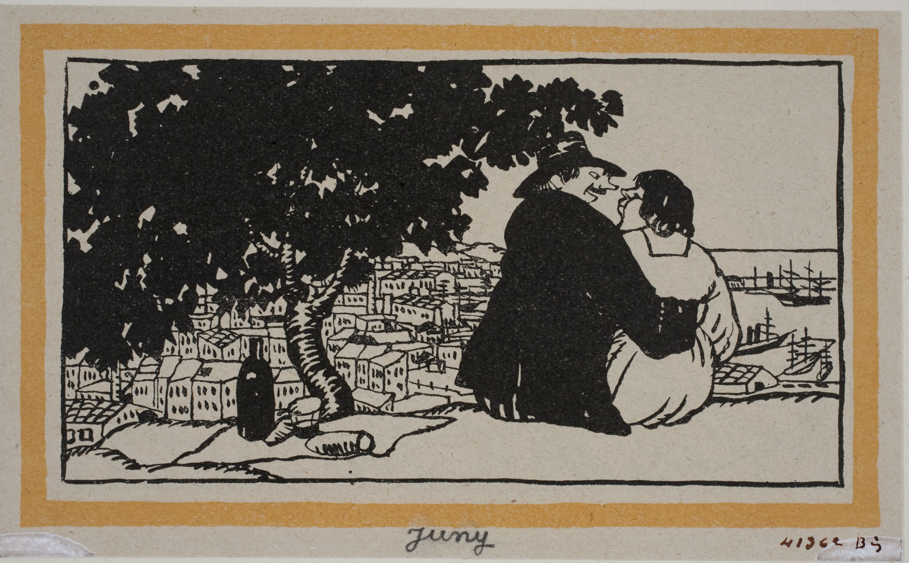 image for: Xavier Nogués - Al·legoria del mes juny - 1914