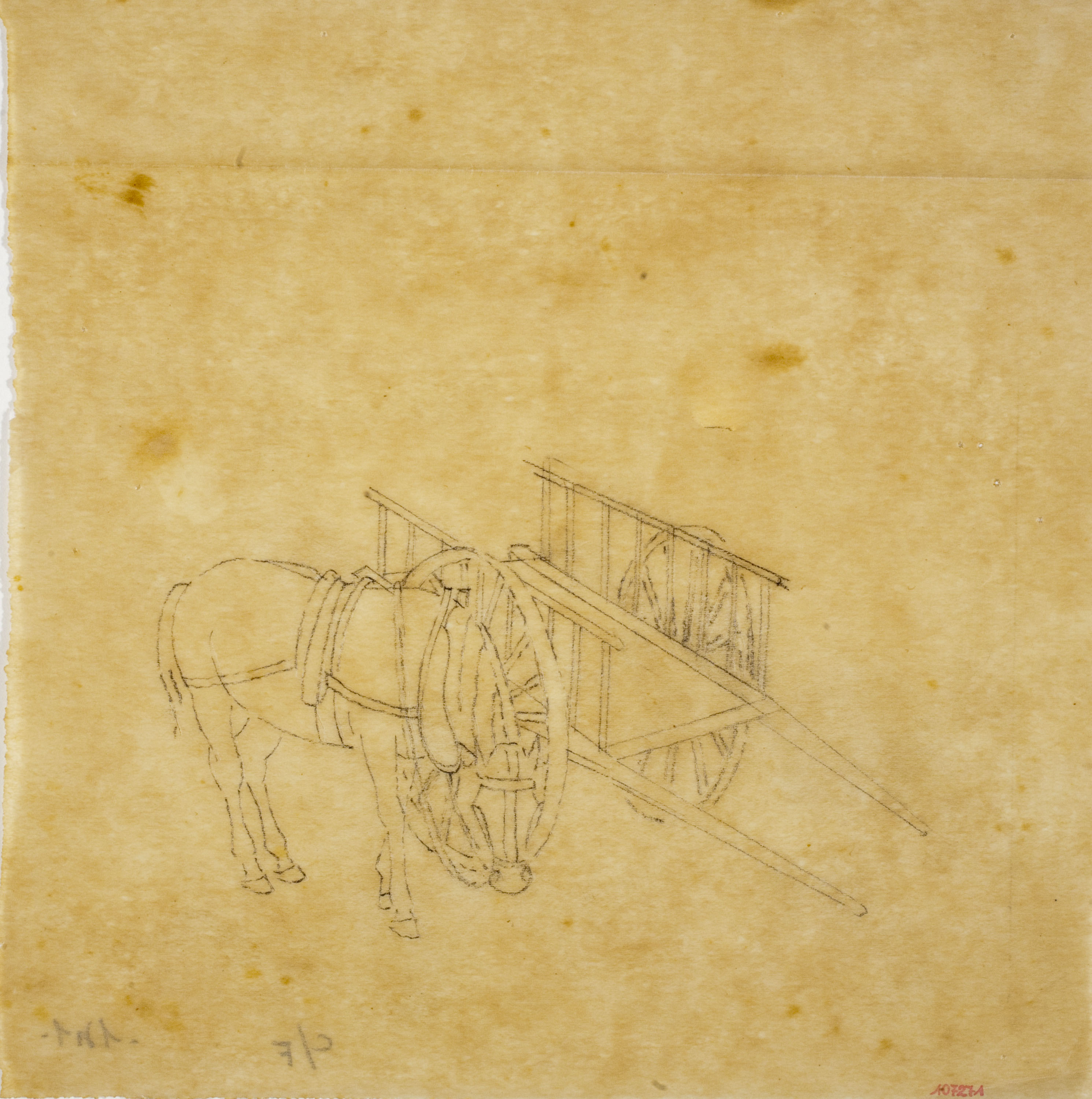 image for: Xavier Nogués - Cavall i carro (calc) - Cap a 1933-1939