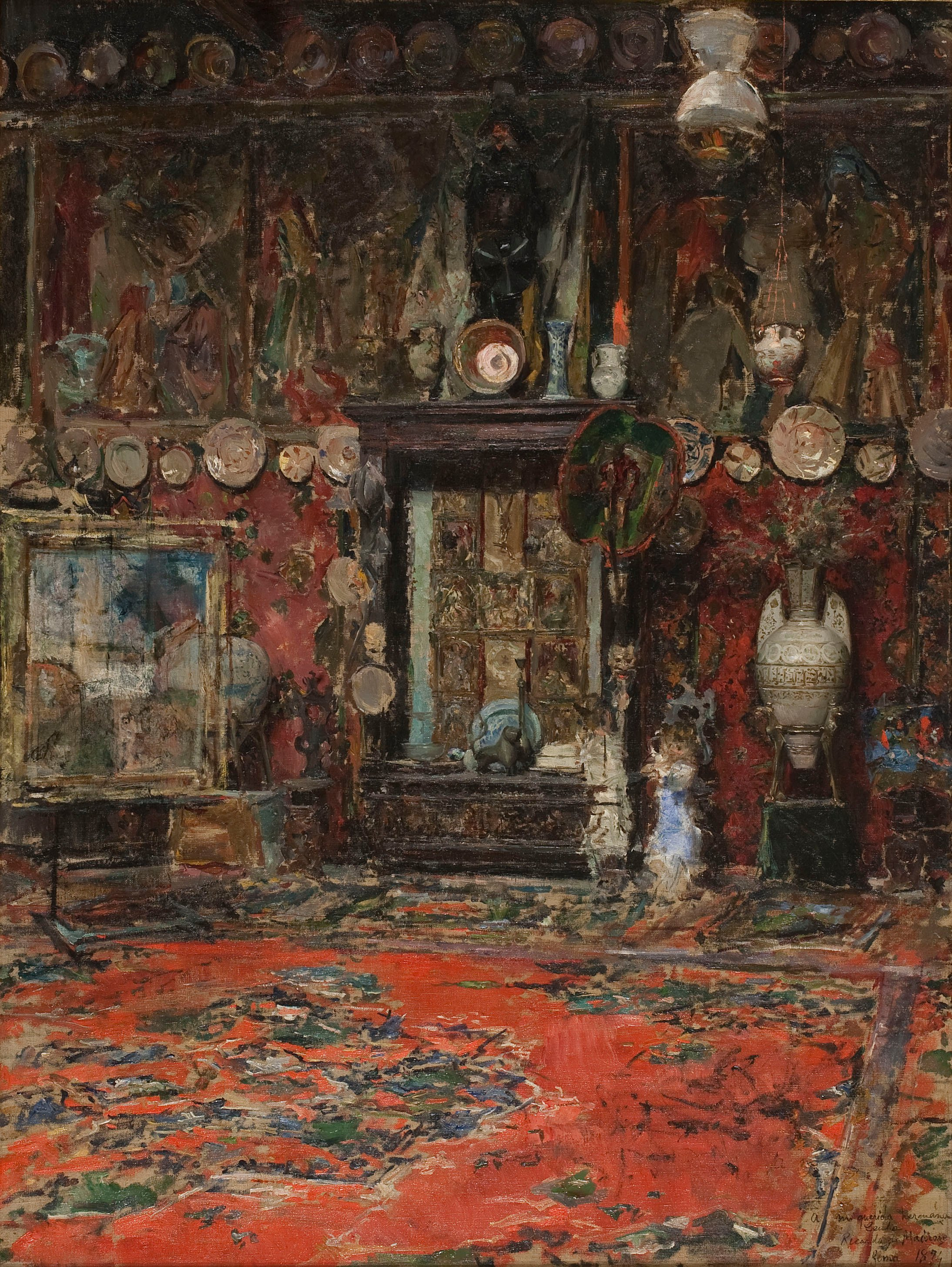 image for: Ricardo de Madrazo - El taller de Marià Fortuny a Roma - Roma, 1874