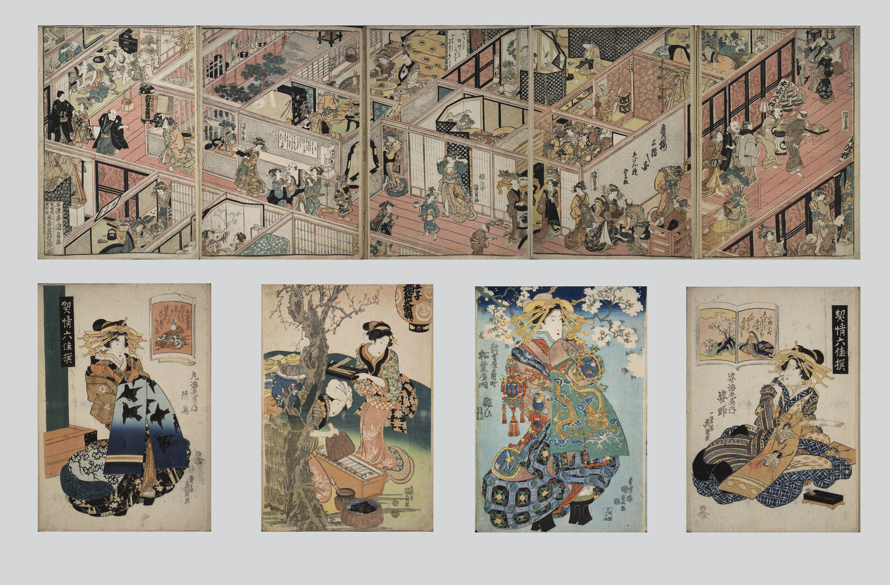 image for: Utagawa Kunisada (Toyokuni III) - Ukiyo-e (àlbum amb setanta estampes) - Finals del segle XVIII – mitjan segle XIX