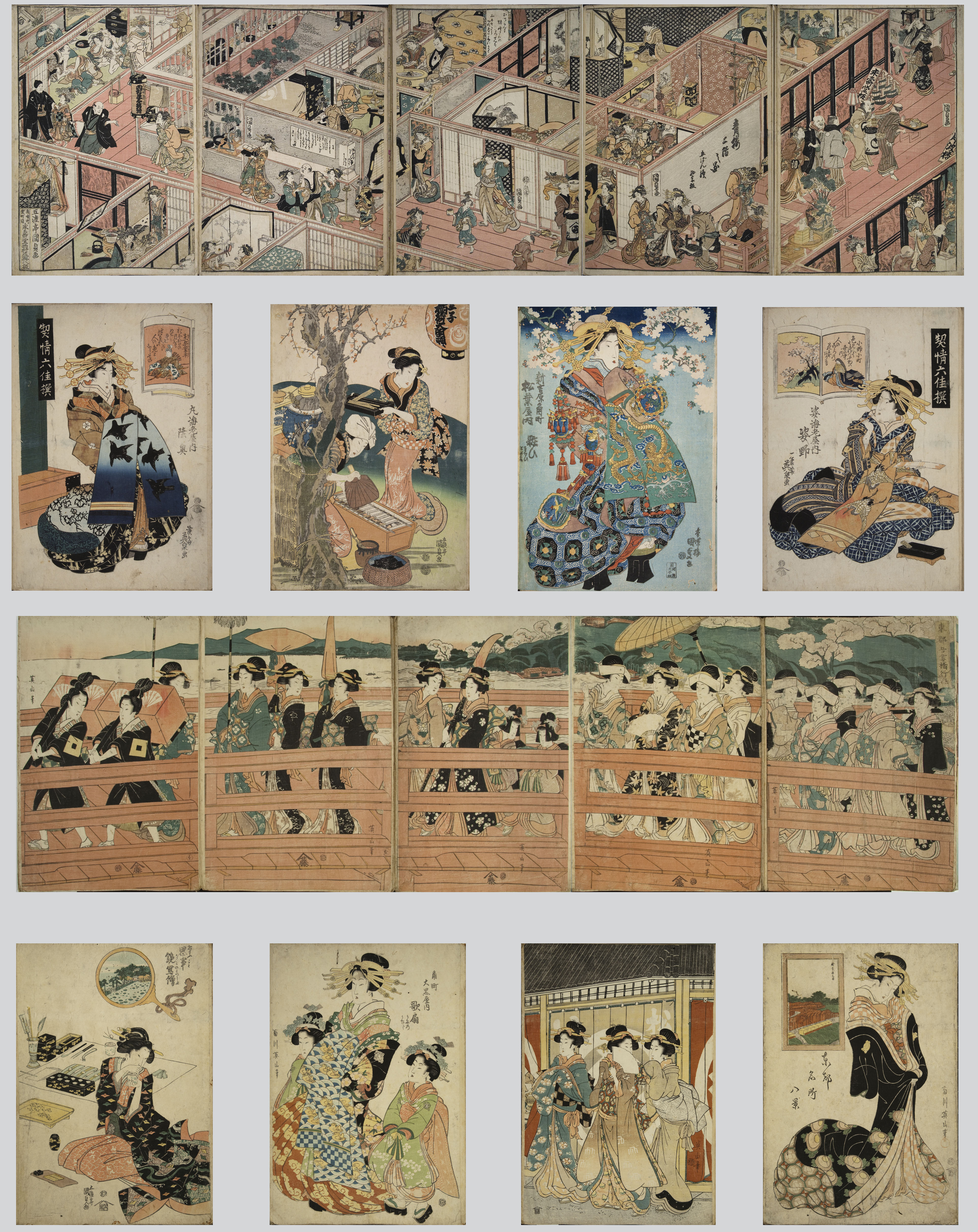 image for: Utagawa Kunisada (Toyokuni III) - Ukiyo-e (àlbum amb setanta estampes) - Finals del segle XVIII – mitjan segle XIX