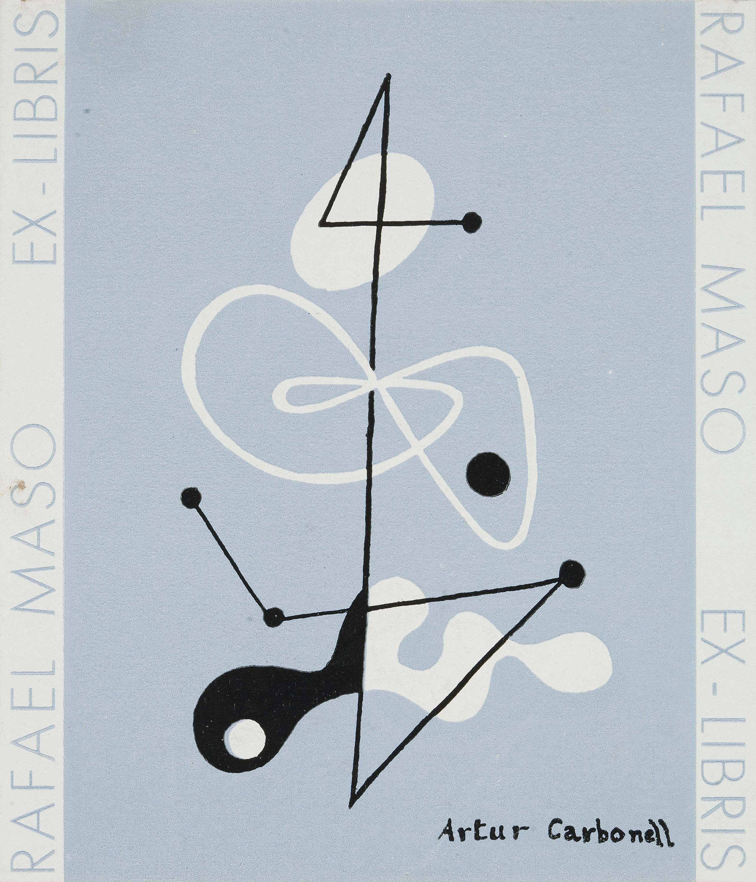 image for: Artur Carbonell Carbonell - Rafael Masó ex-libris - Cap a 1933