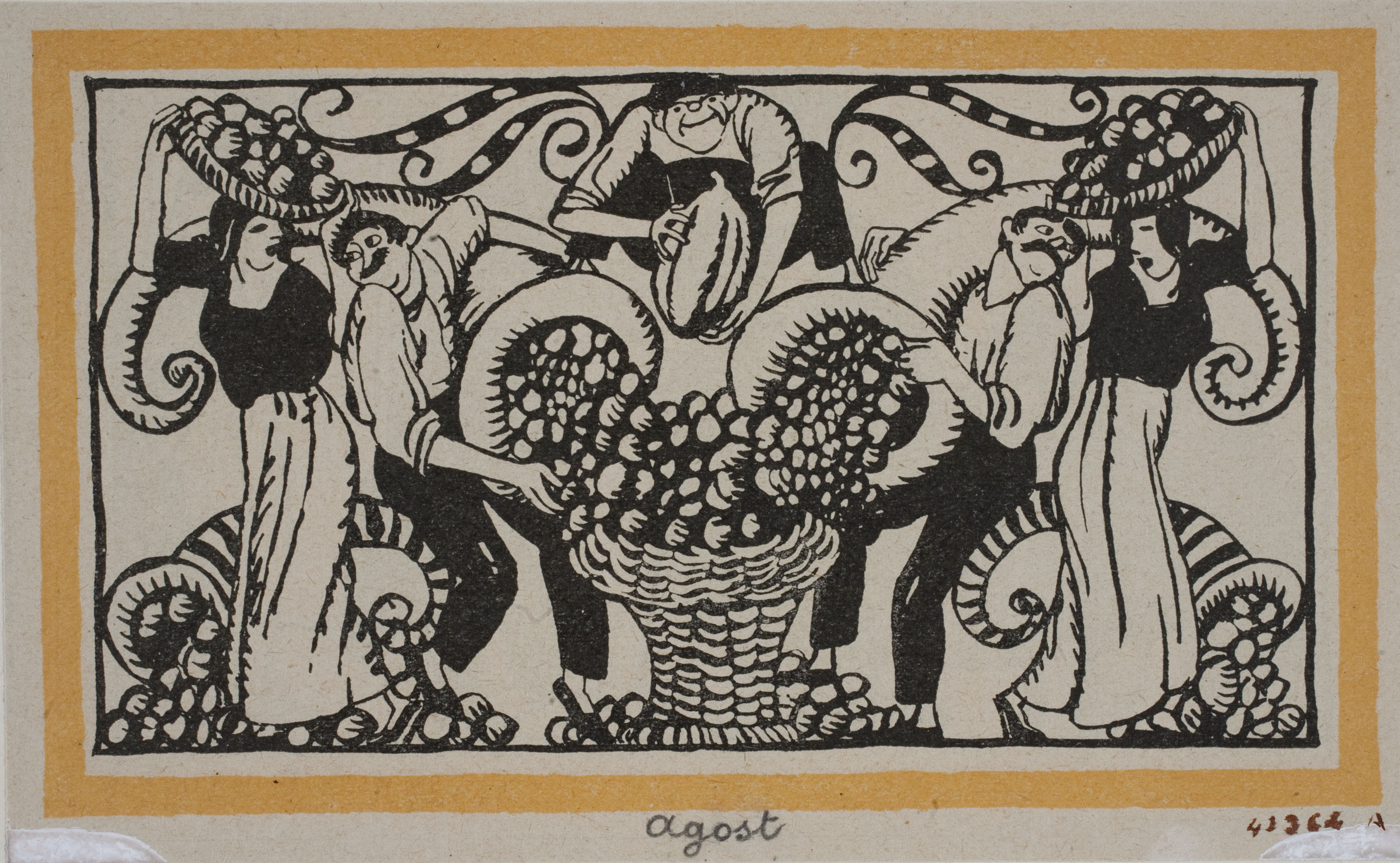 image for: Xavier Nogués - Al·legoria del mes d&#039;agost - 1914