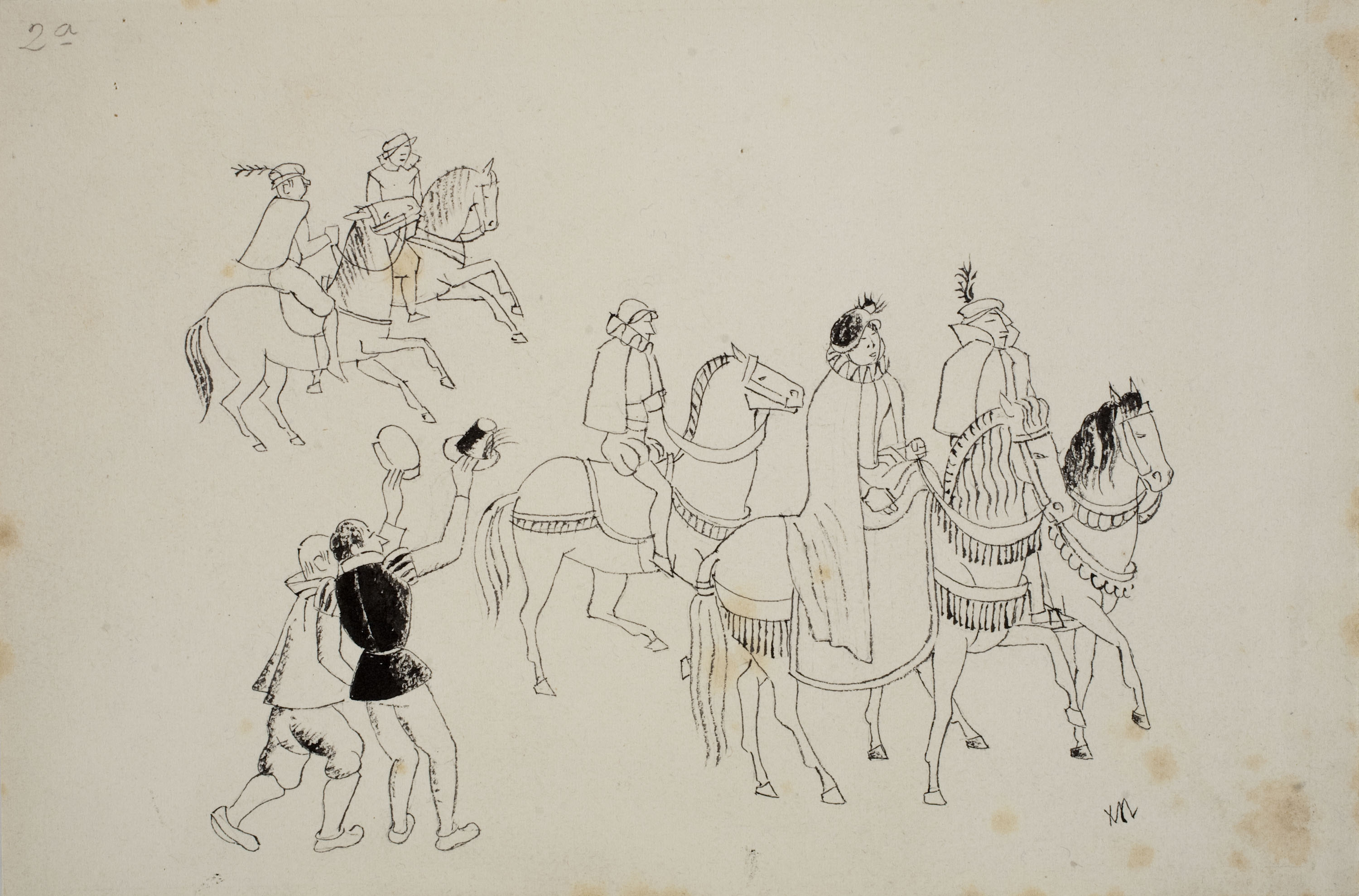 image for: Xavier Nogués - Falòrnia segona (il·lustració per a «El patrañuelo» de Joan Timoneda) - 1940