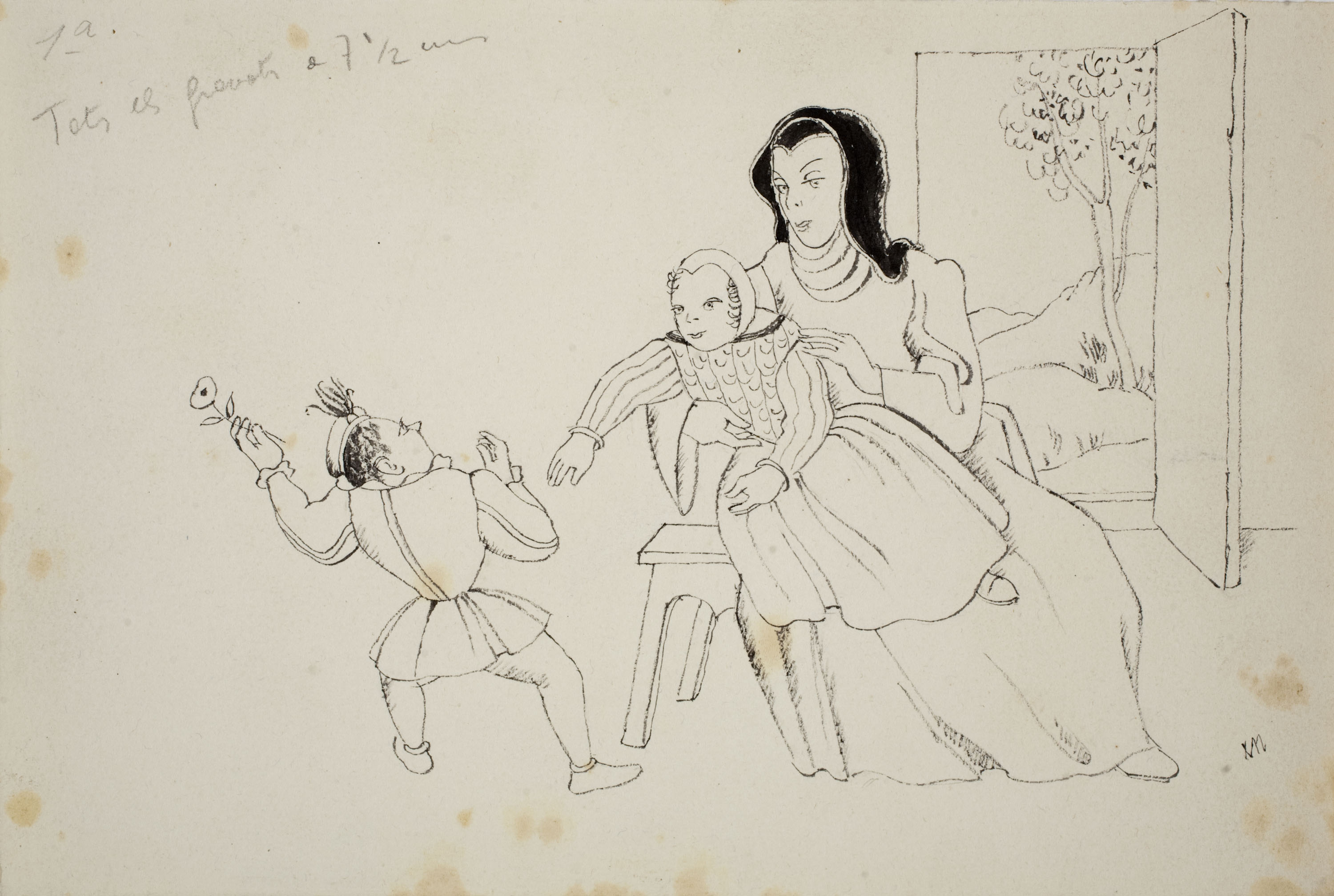 image for: Xavier Nogués - Falòrnia primera (il·lustració per a «El patrañuelo» de Joan Timoneda) - 1940