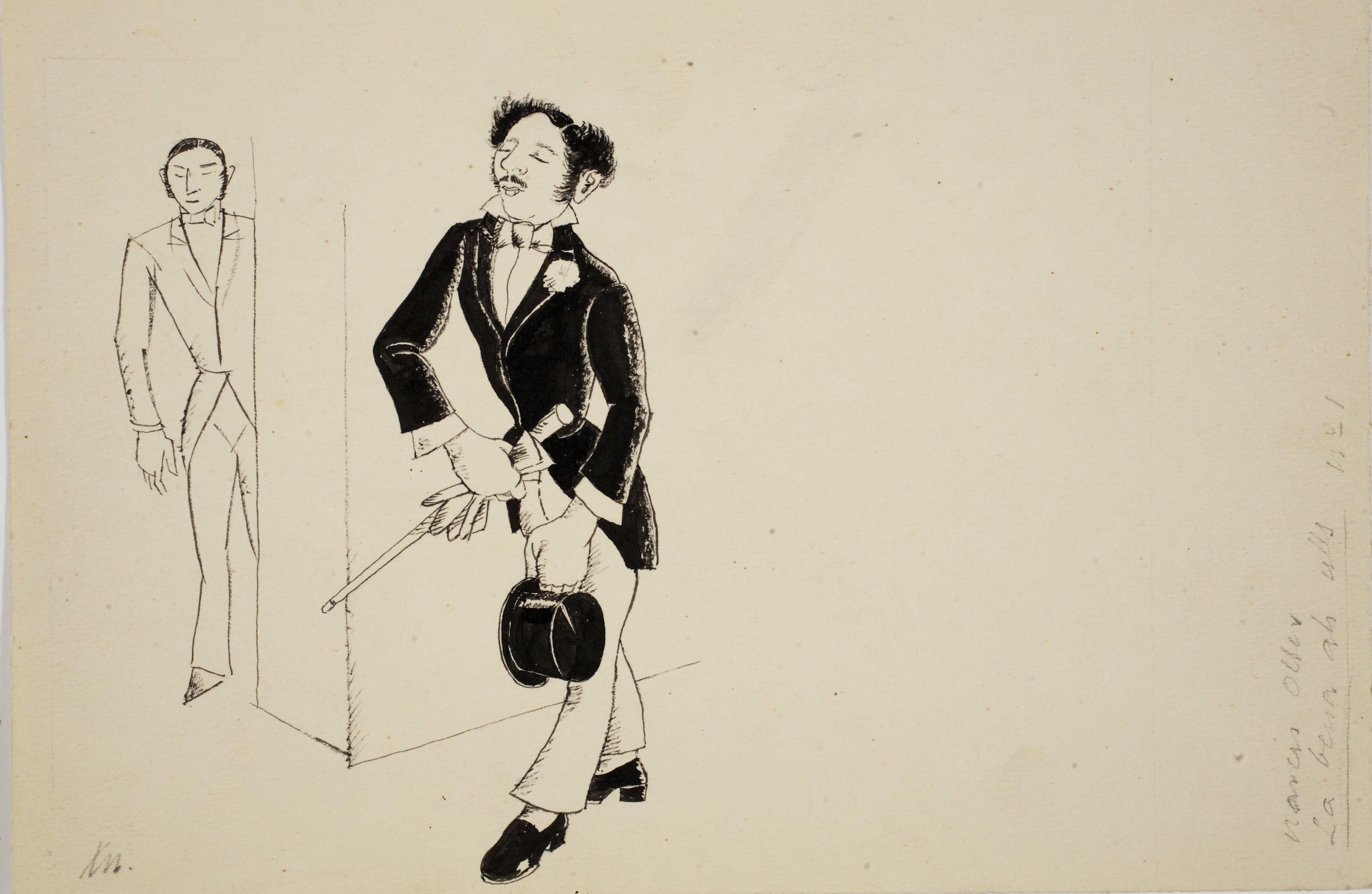 image for: Xavier Nogués - La bena als ulls, núm. 1 (Il·lustració per a l&#039;antologia «L&#039;humor a la Barcelona del vuitcents») - Cap a 1938